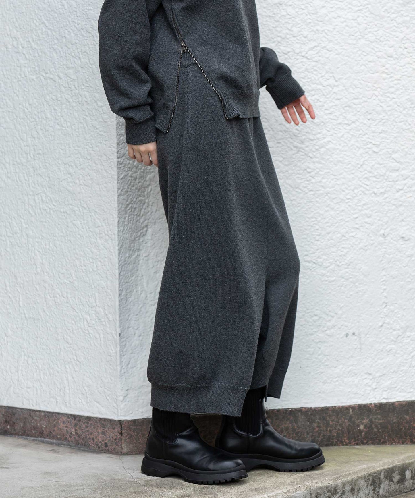 7GG天竺編みニットルーズパンツ