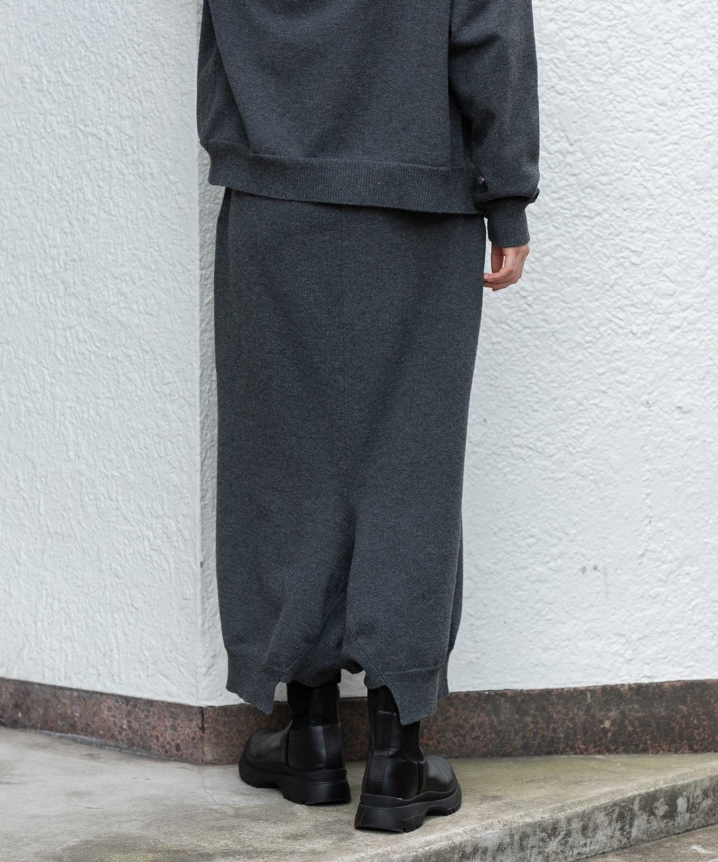 7GG天竺編みニットルーズパンツ