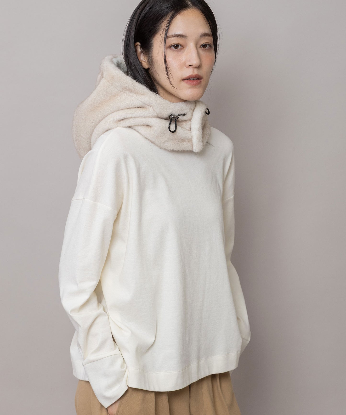 フェイクファー バラクラバ