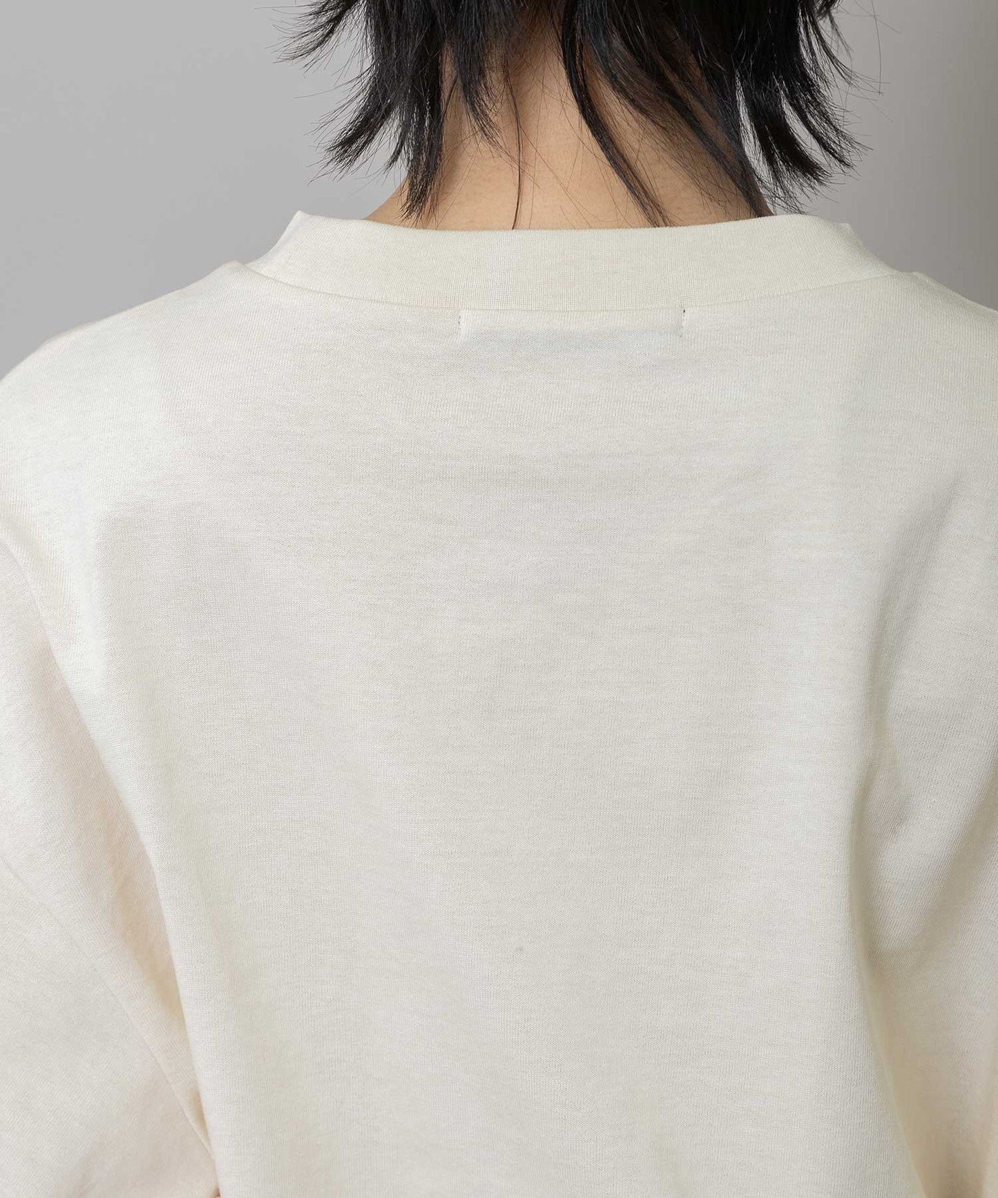 コットンジャージ×バスクボーダーTシャツ