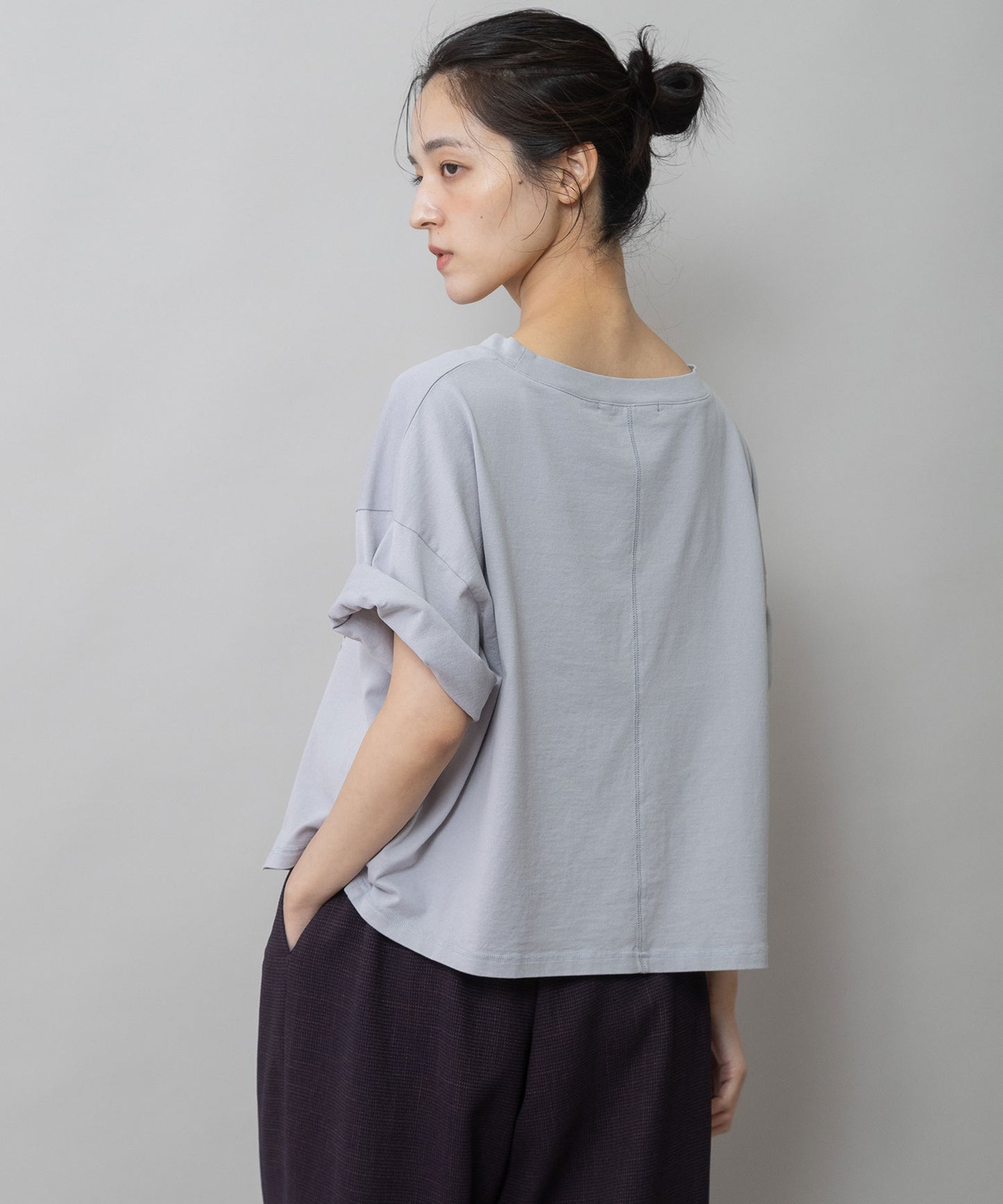 コットンジャージパイソン柄プリントTシャツ