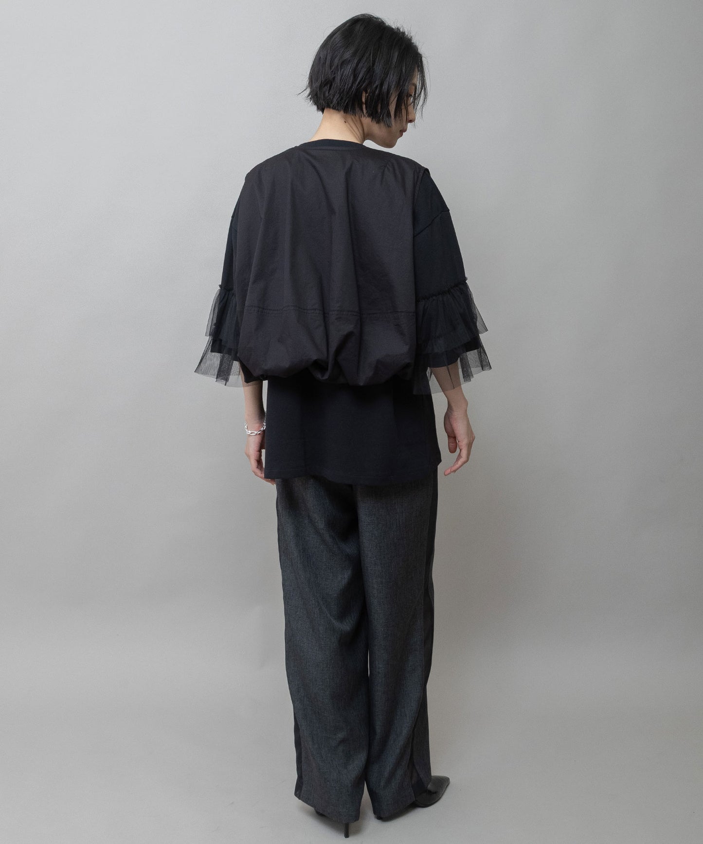 【ウォッシャブル】オーガニックコットンツイル×octaジレ