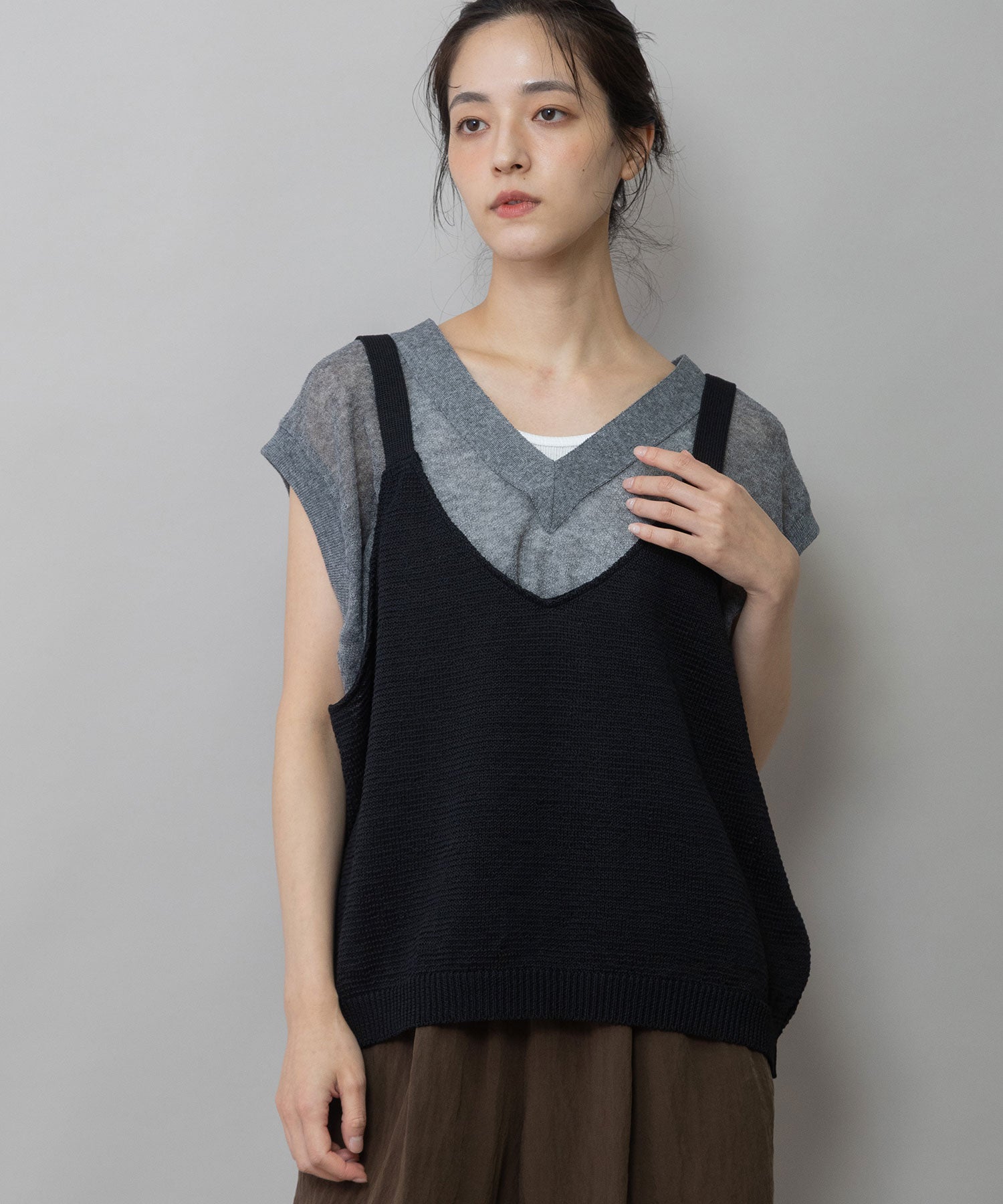 コットンニットビッグタンクトップ – Munich web shop