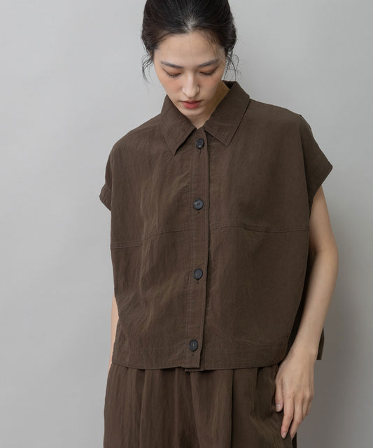 ヴィンテージリヨセルナイロンコクーンシャツ