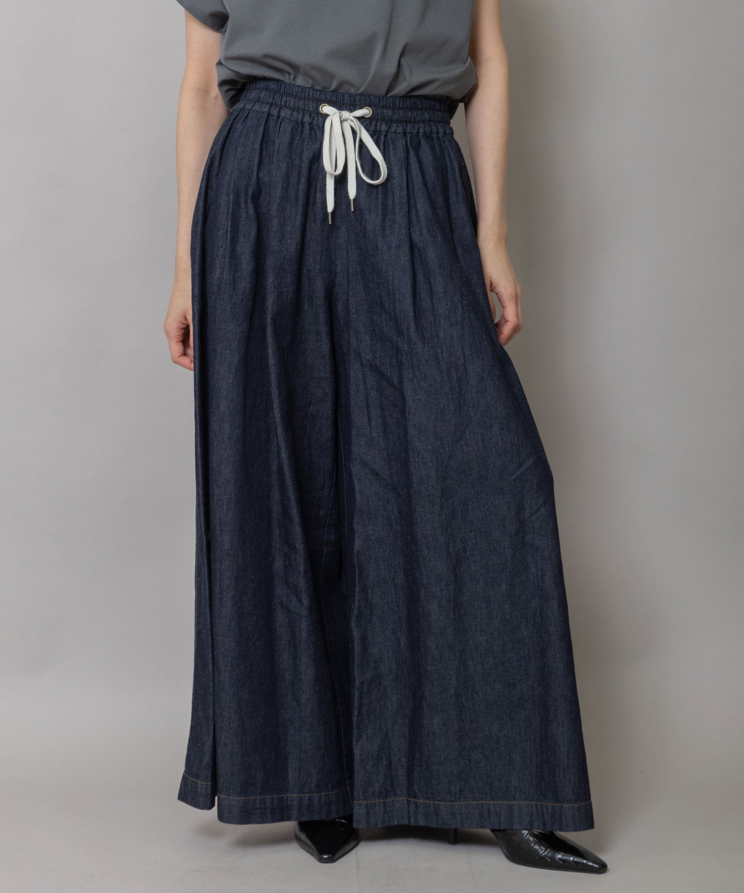 munich★スラブデニムワイドパンツ★美品 6ozスラブデニムワイドパンツ – Munich web shop