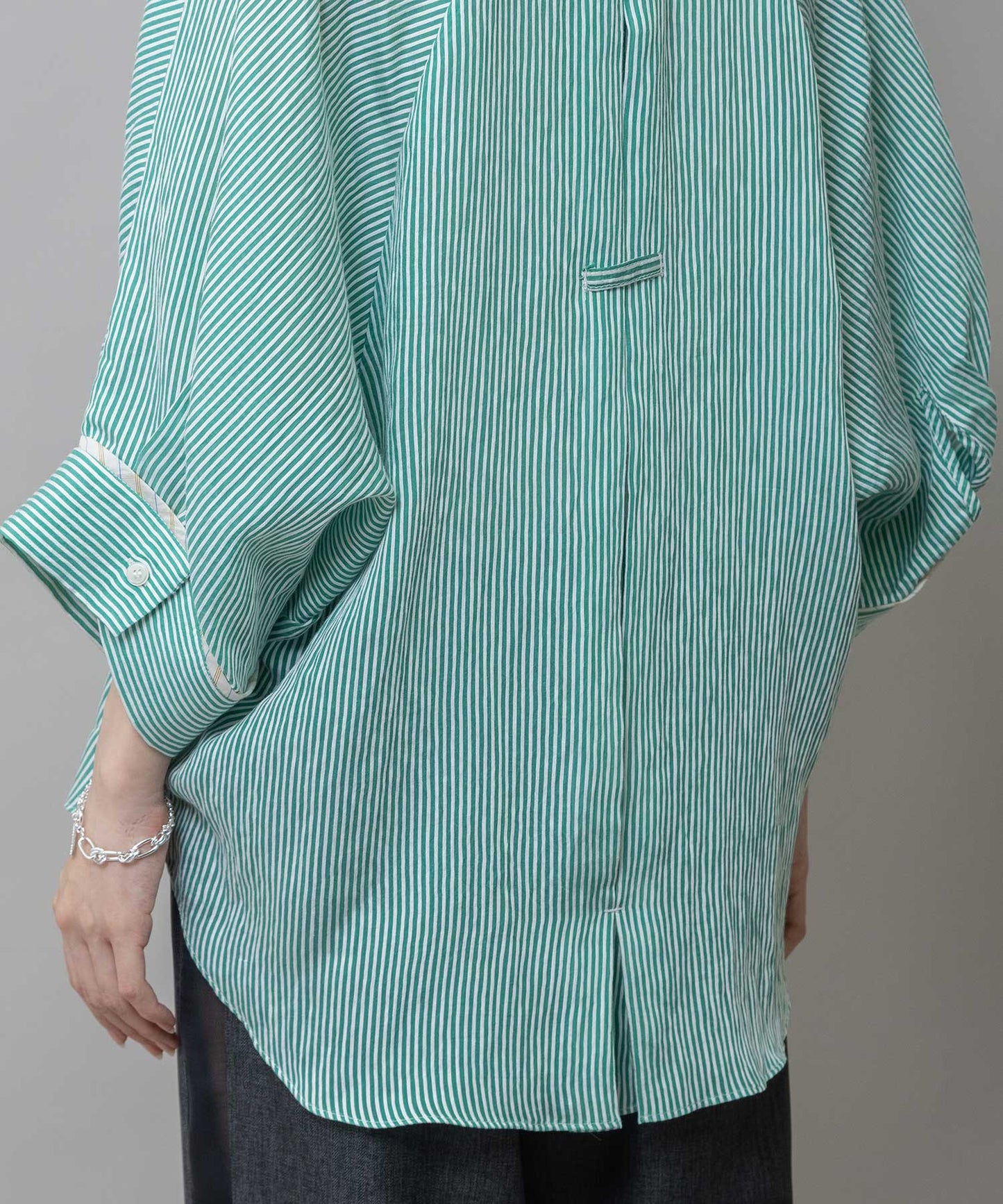 【Turkey】 ストライプハーフスリーブシャツ