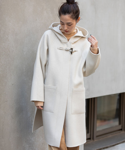 ウールダブルビーバーダッフルコート