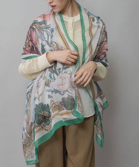 フラワープリントストール