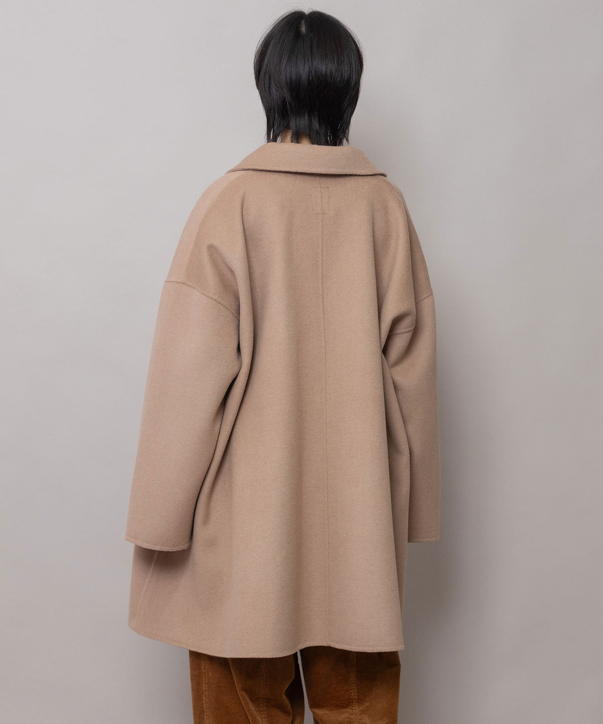 ウールダブルビーバー ショートバルコート