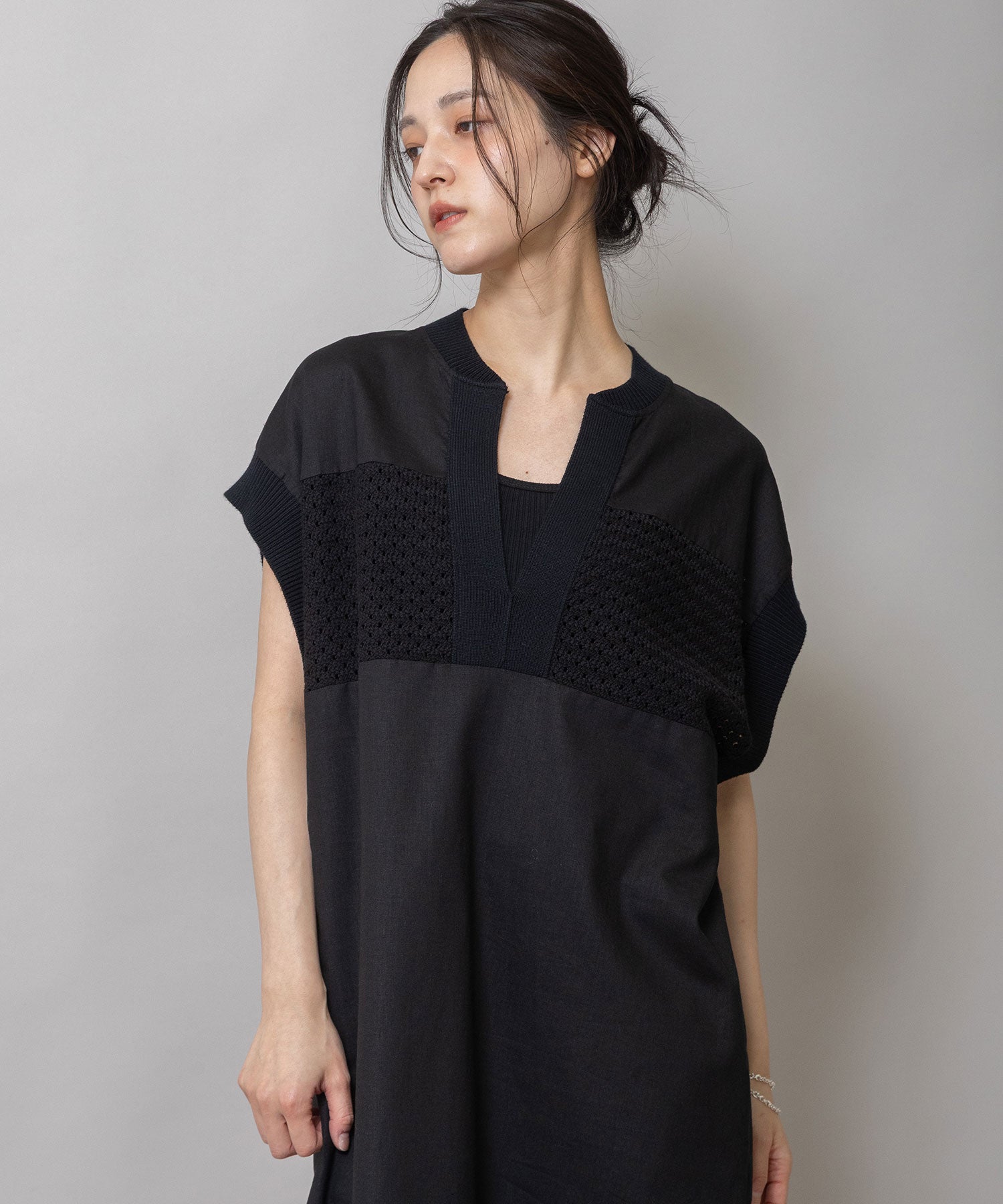 コットンリネンポプリン×ラッセルワンピース – Munich web shop
