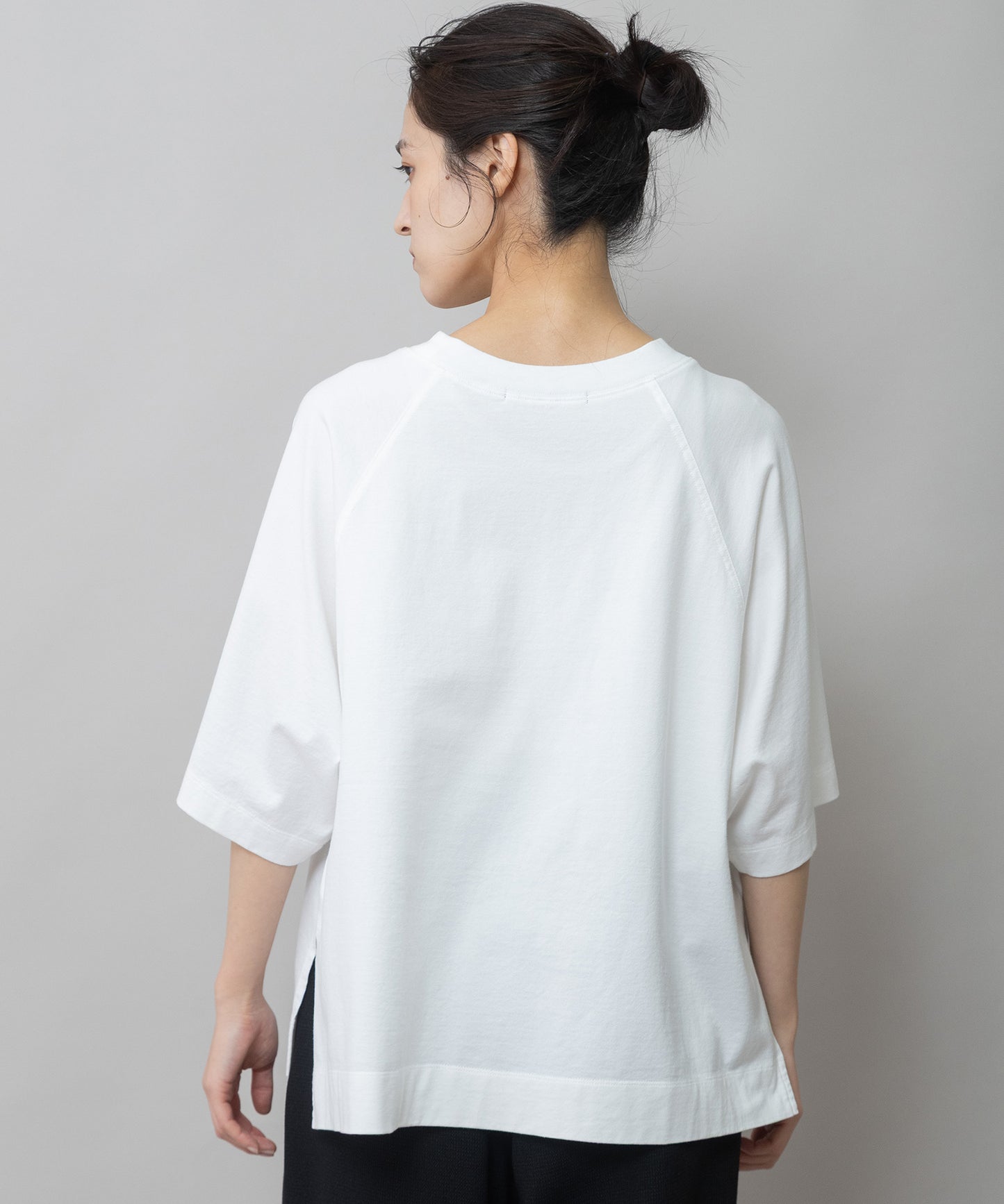 コットンジャージフォトプリントTシャツ