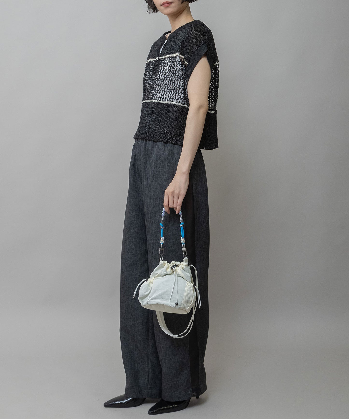 カラフルロープドローストリング2wayバッグ