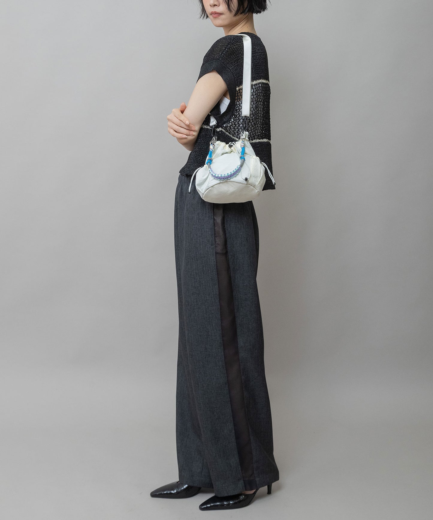 カラフルロープドローストリング2wayバッグ