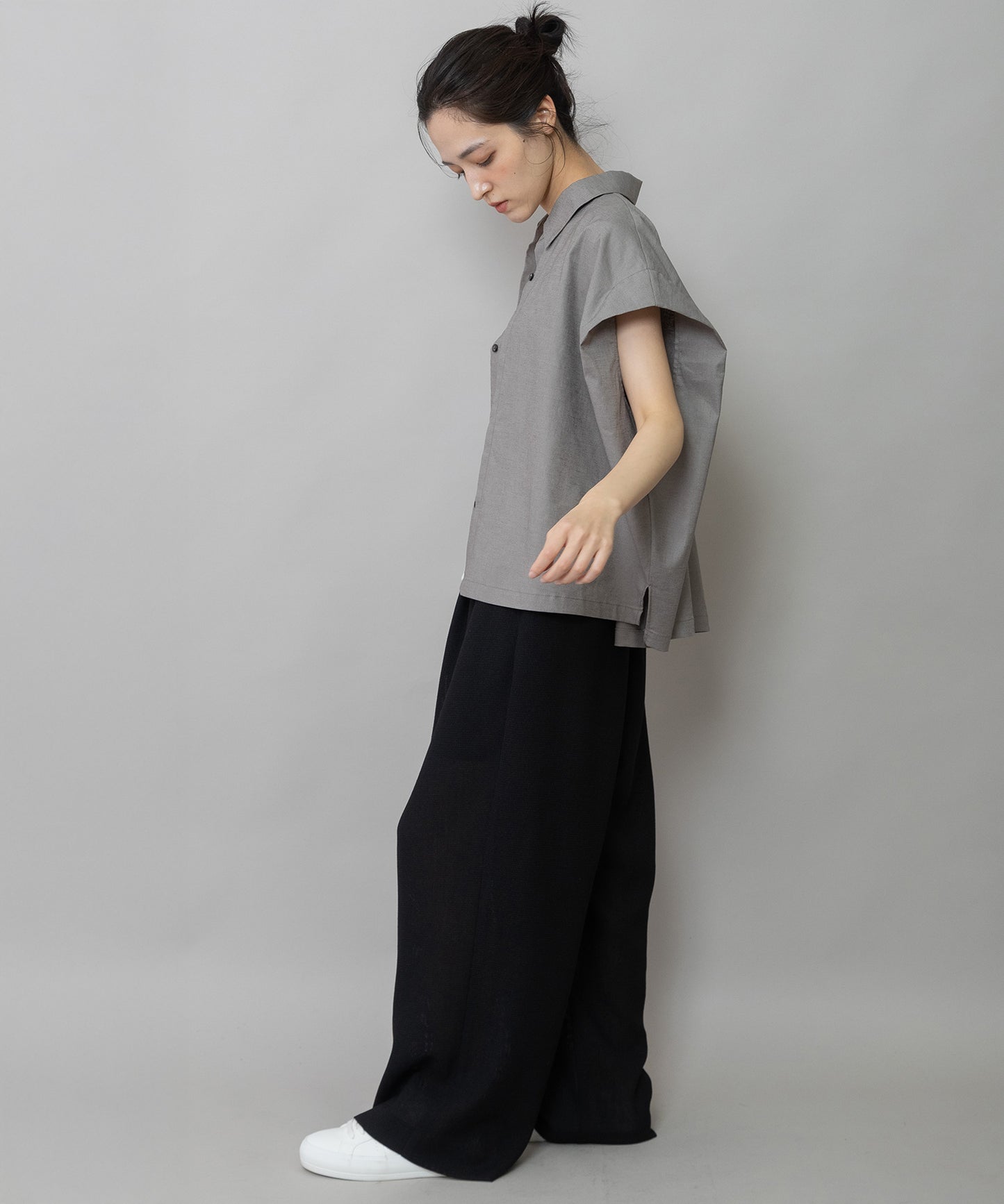 【速乾性】【通気性】2.25ozシアーデニムバックシャーリングカラーシャツ