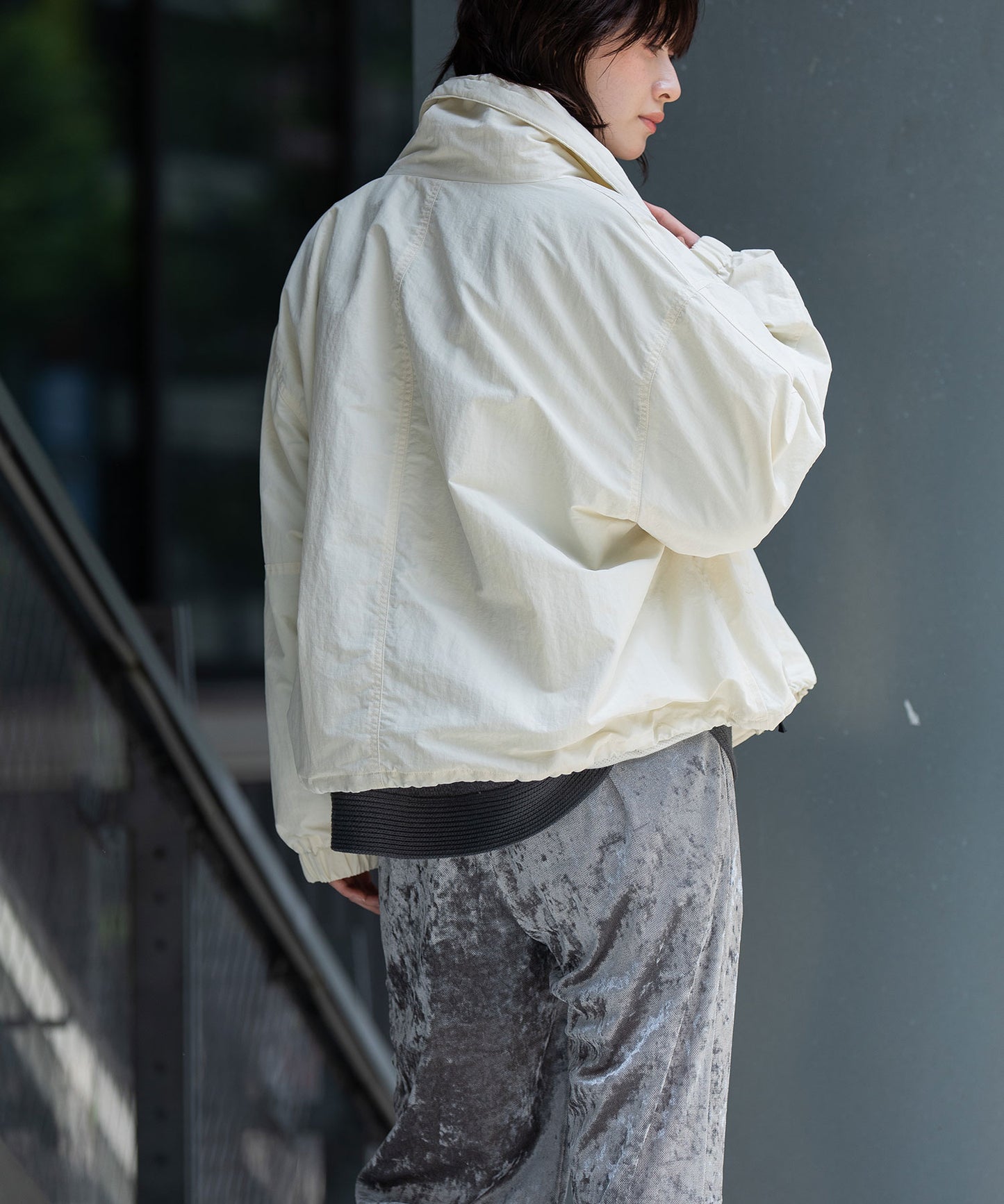 ナイロンコットンタッサー×Octaボンバージャケット