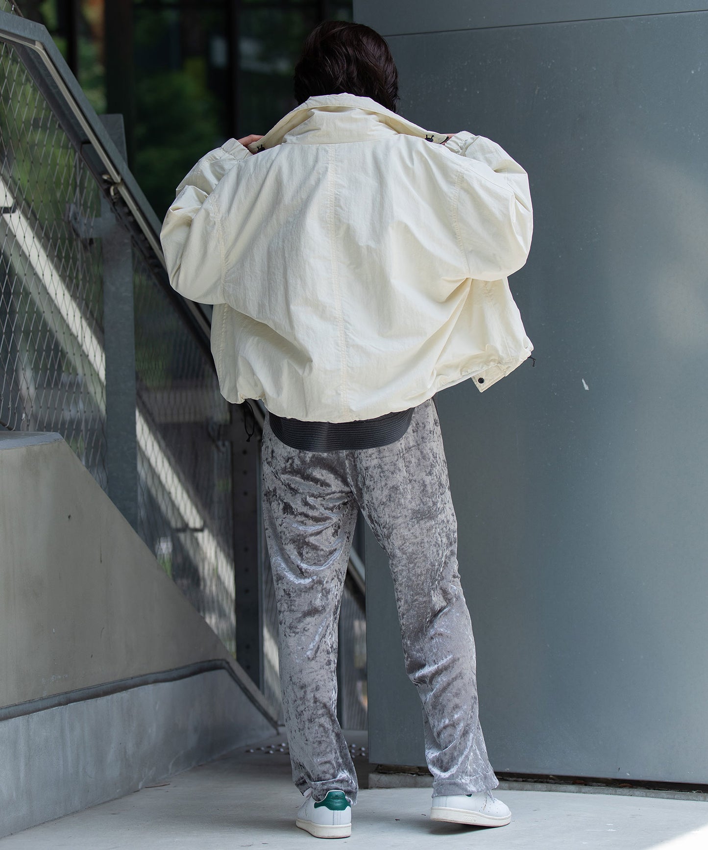 ナイロンコットンタッサー×Octaボンバージャケット