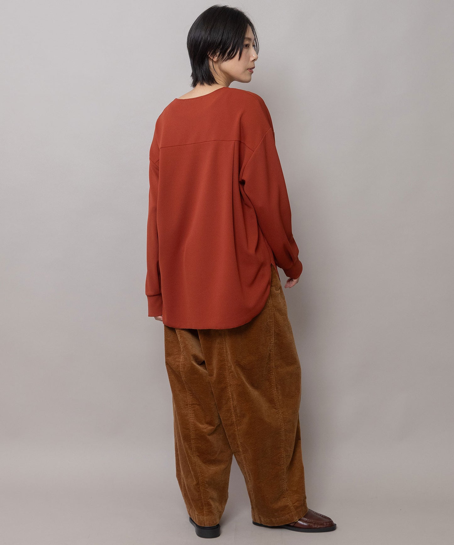 9ウェルソフトコーデュロイ バレルパンツ