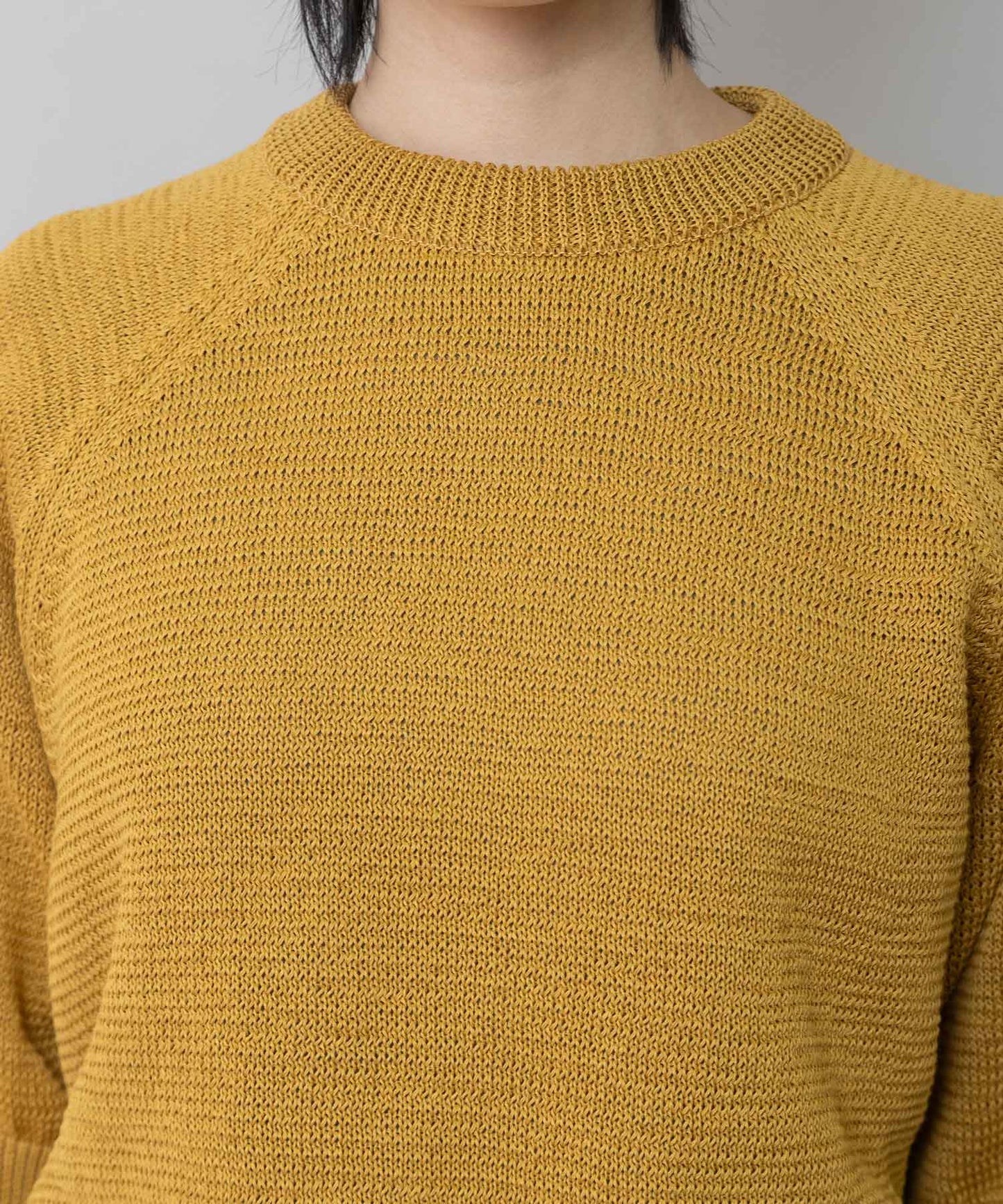 コットンニットバックベルトディテールプルオーバー