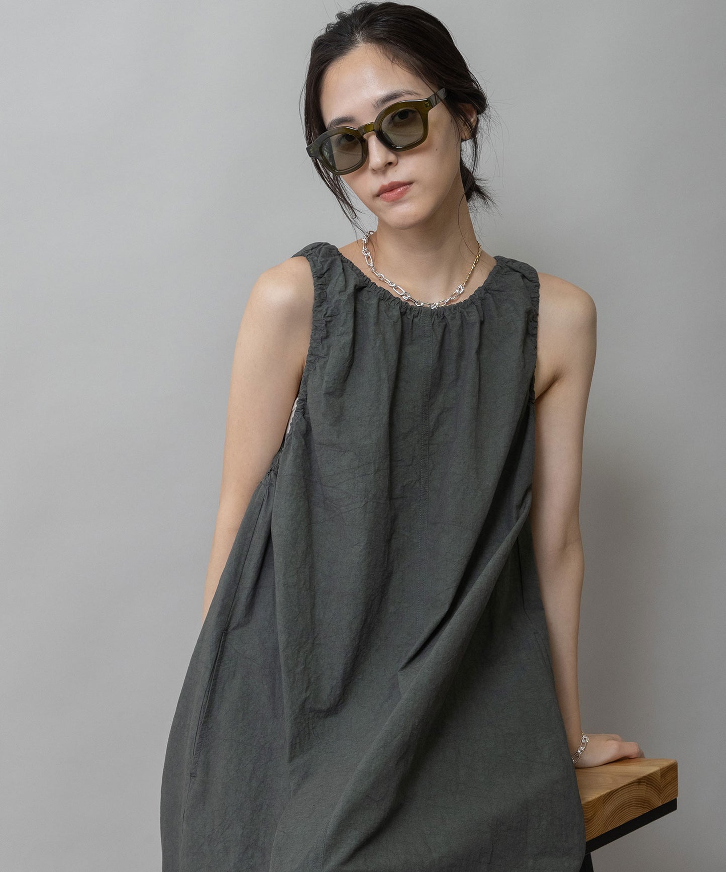 シックボストンフレームサングラス