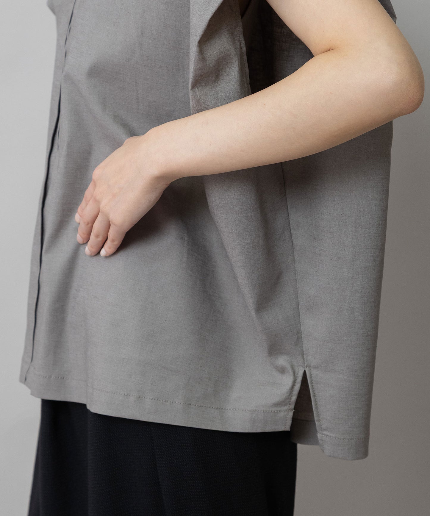 【速乾性】【通気性】2.25ozシアーデニムバックシャーリングカラーシャツ