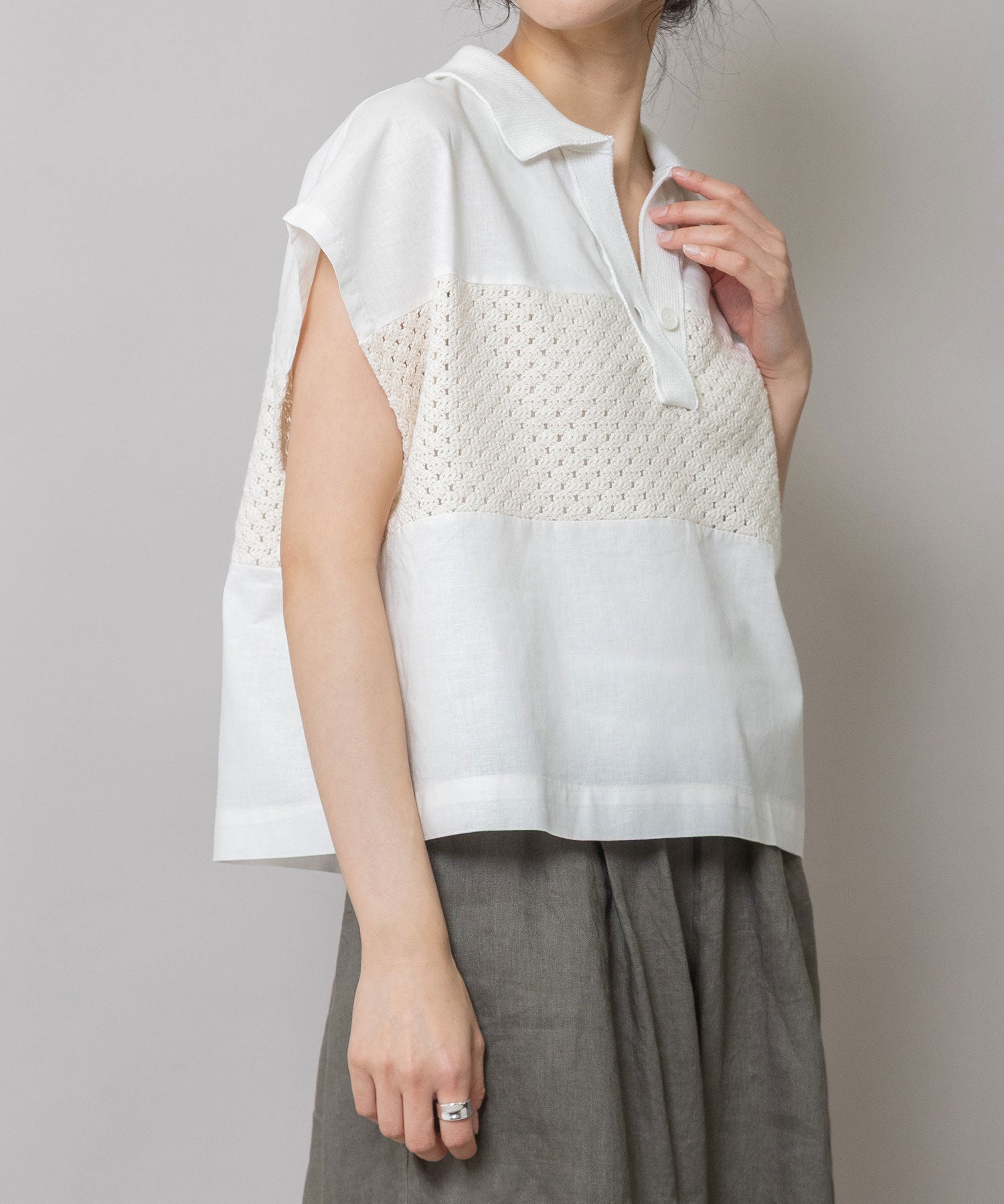 コットンリネンポプリン×ラッセルスキッパーポロシャツ – Munich web shop
