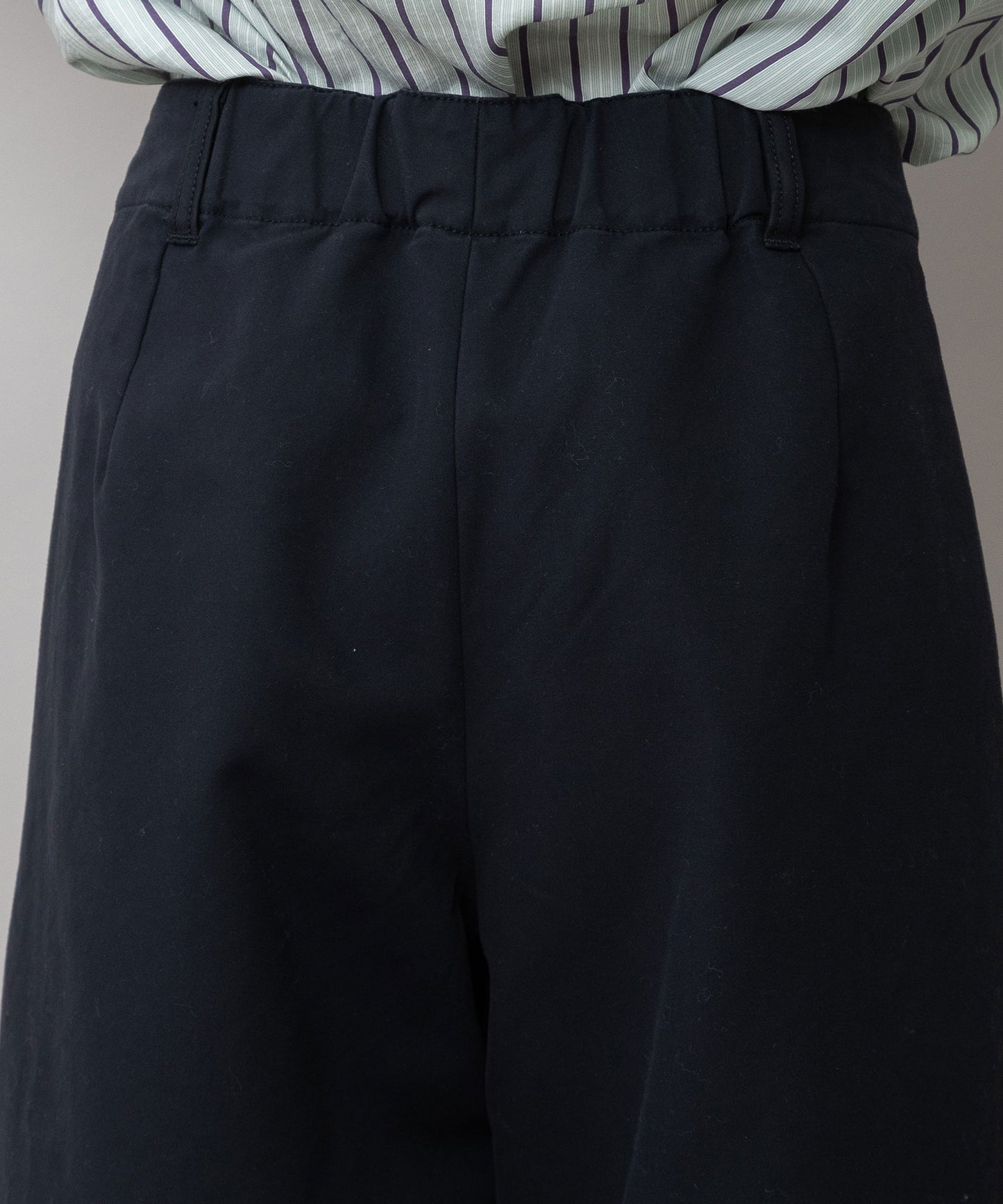 オーガニックコットン バレルチノパンツ