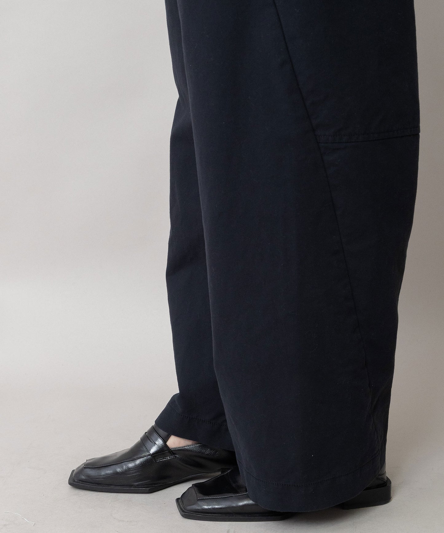 オーガニックコットン バレルチノパンツ