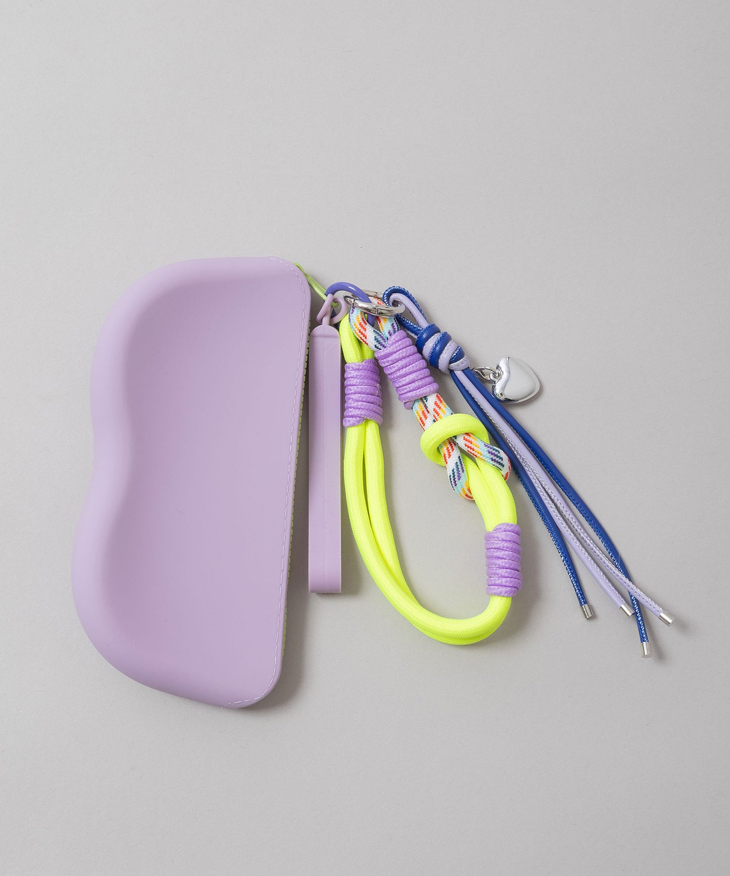 チャーム付きシリコンメガネケース