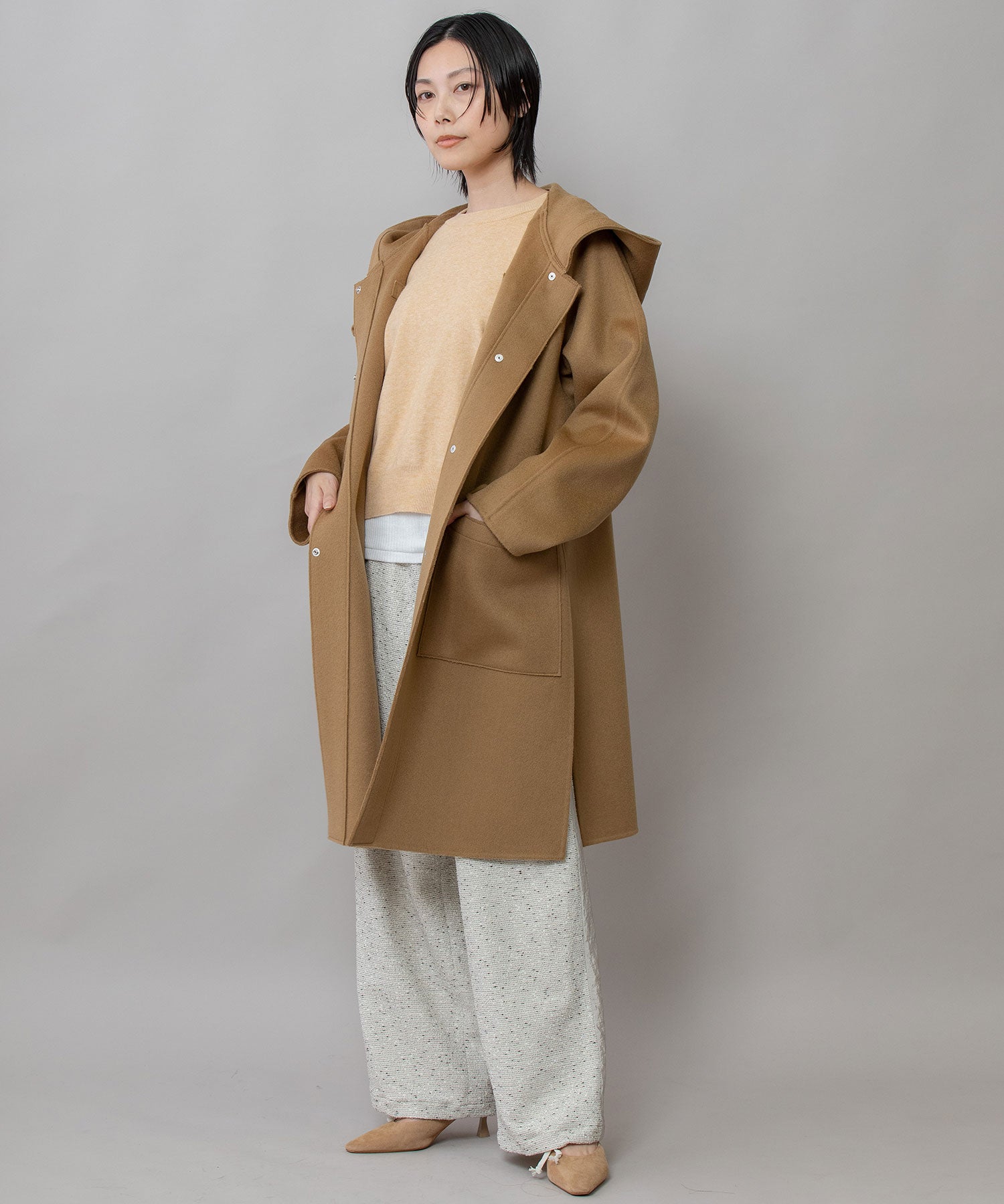 ウールダブルビーバーダッフルコート – Munich web shop