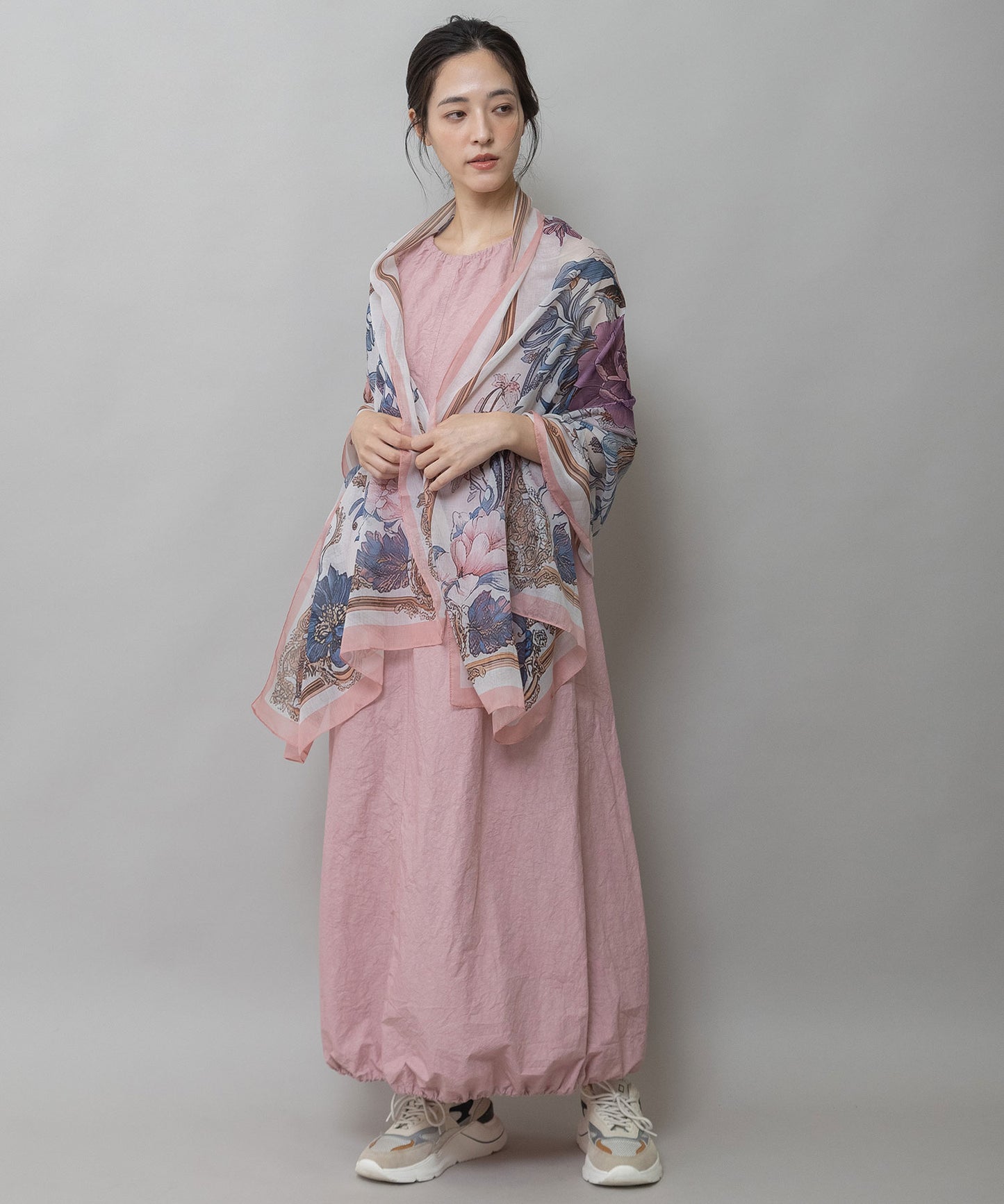 フラワープリントストール