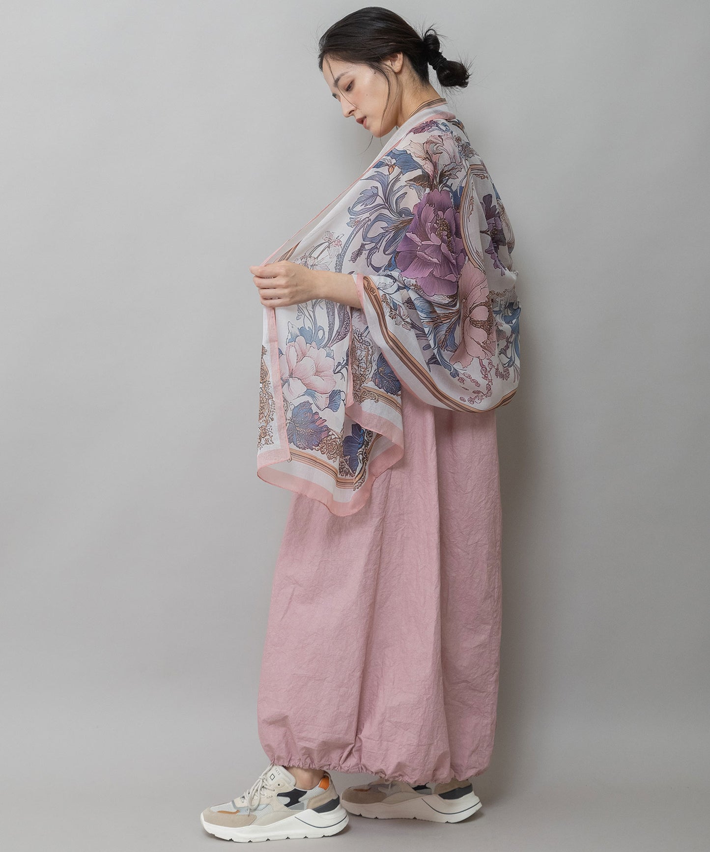 フラワープリントストール