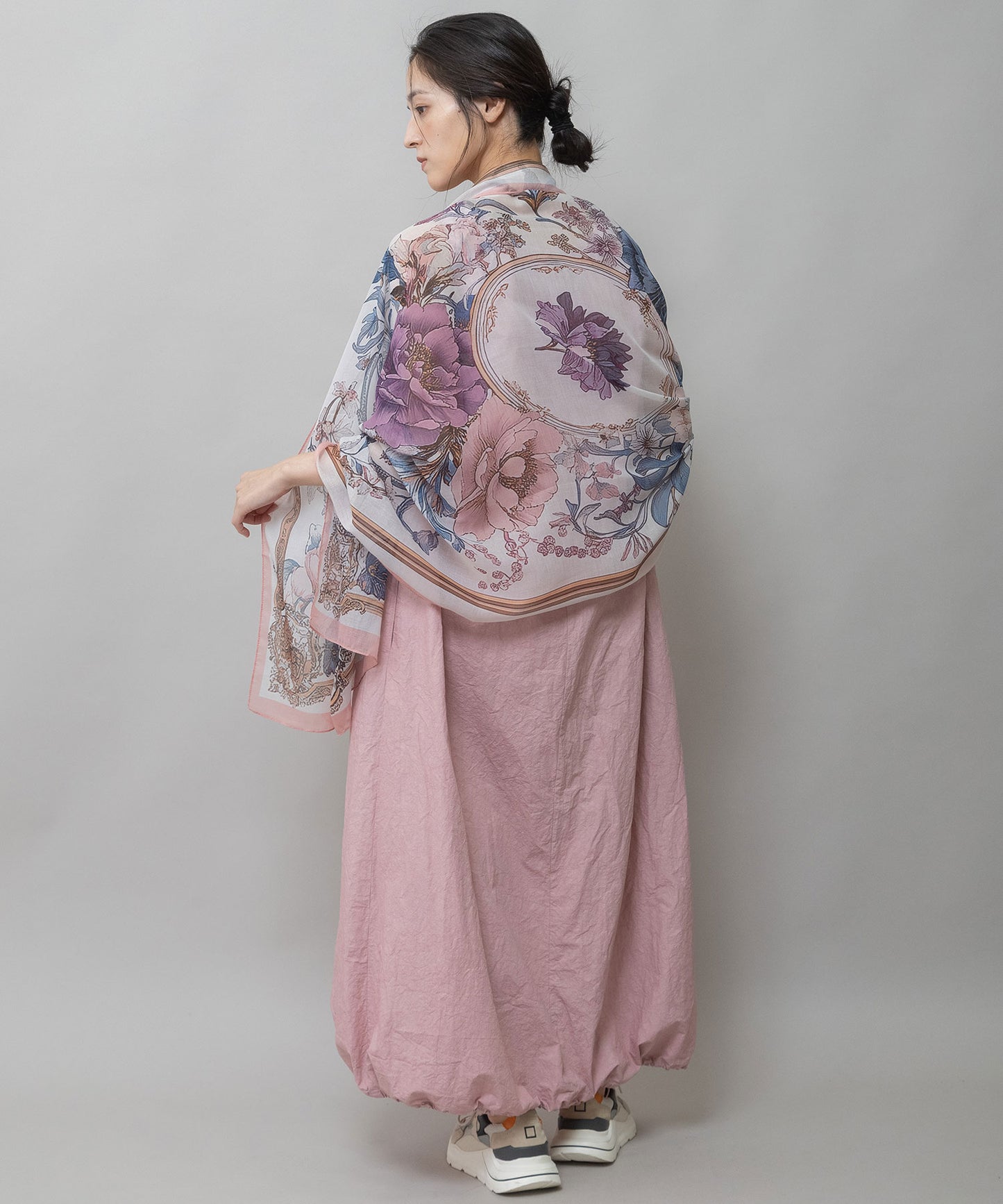 フラワープリントストール