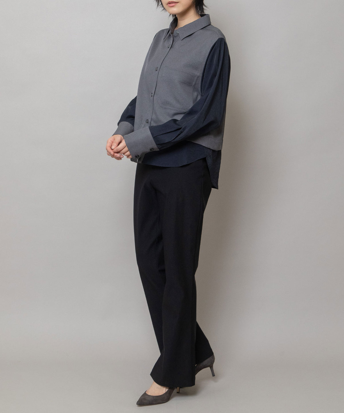 裏起毛パワーストレッチ フレアパンツ