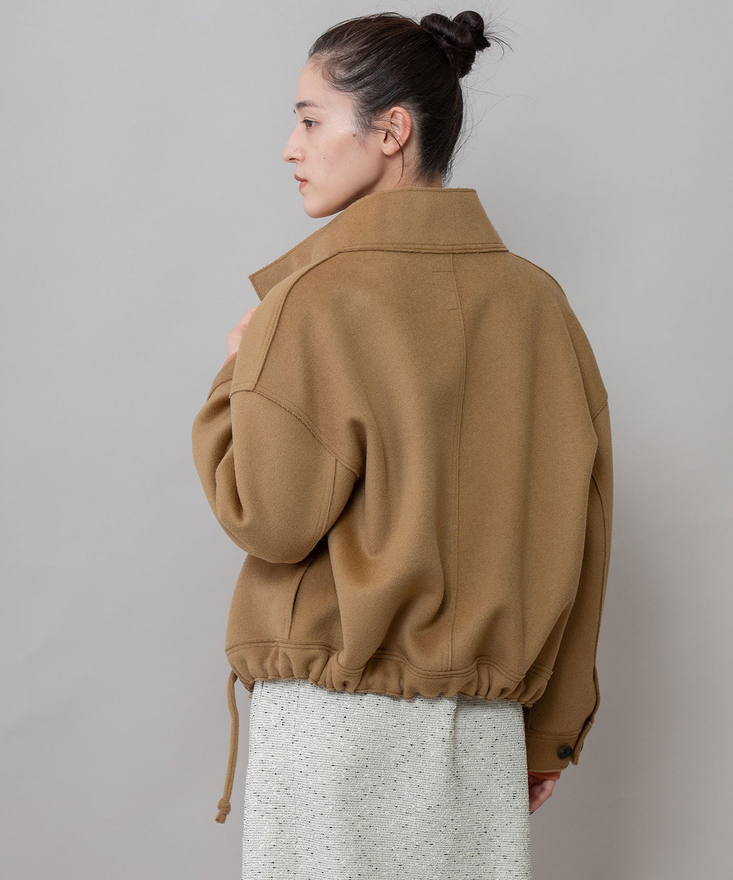 ウールダブルビーバーダッフルジャケット