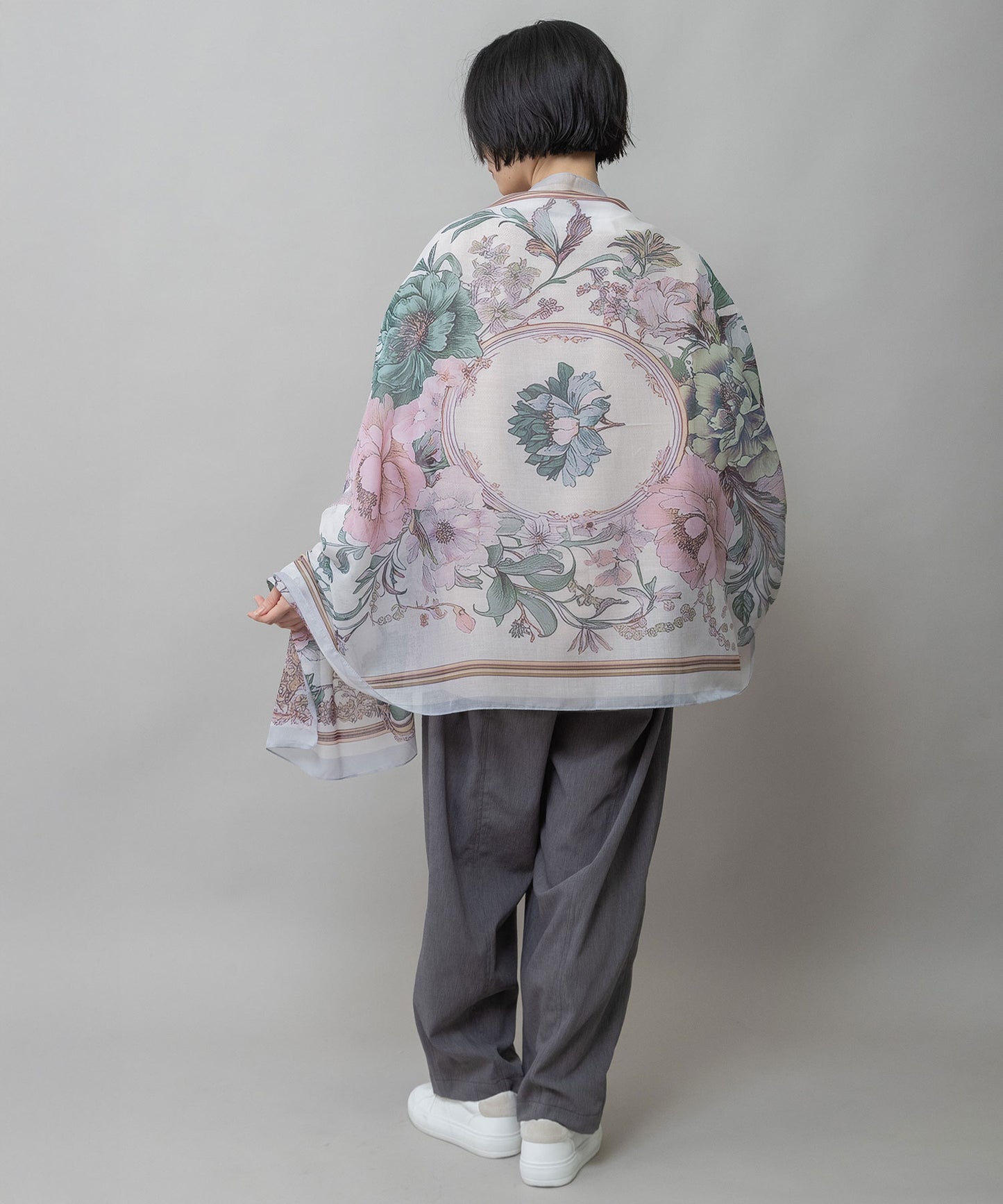 フラワープリントストール