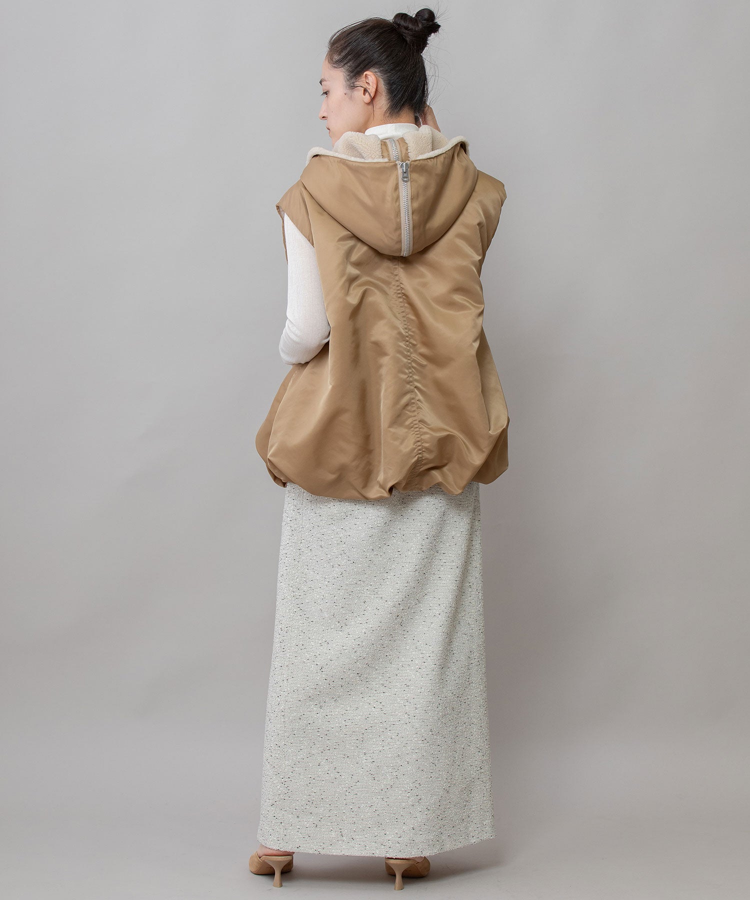 ナイロンツイル×シープボアバルーンフライトベスト – Munich web shop