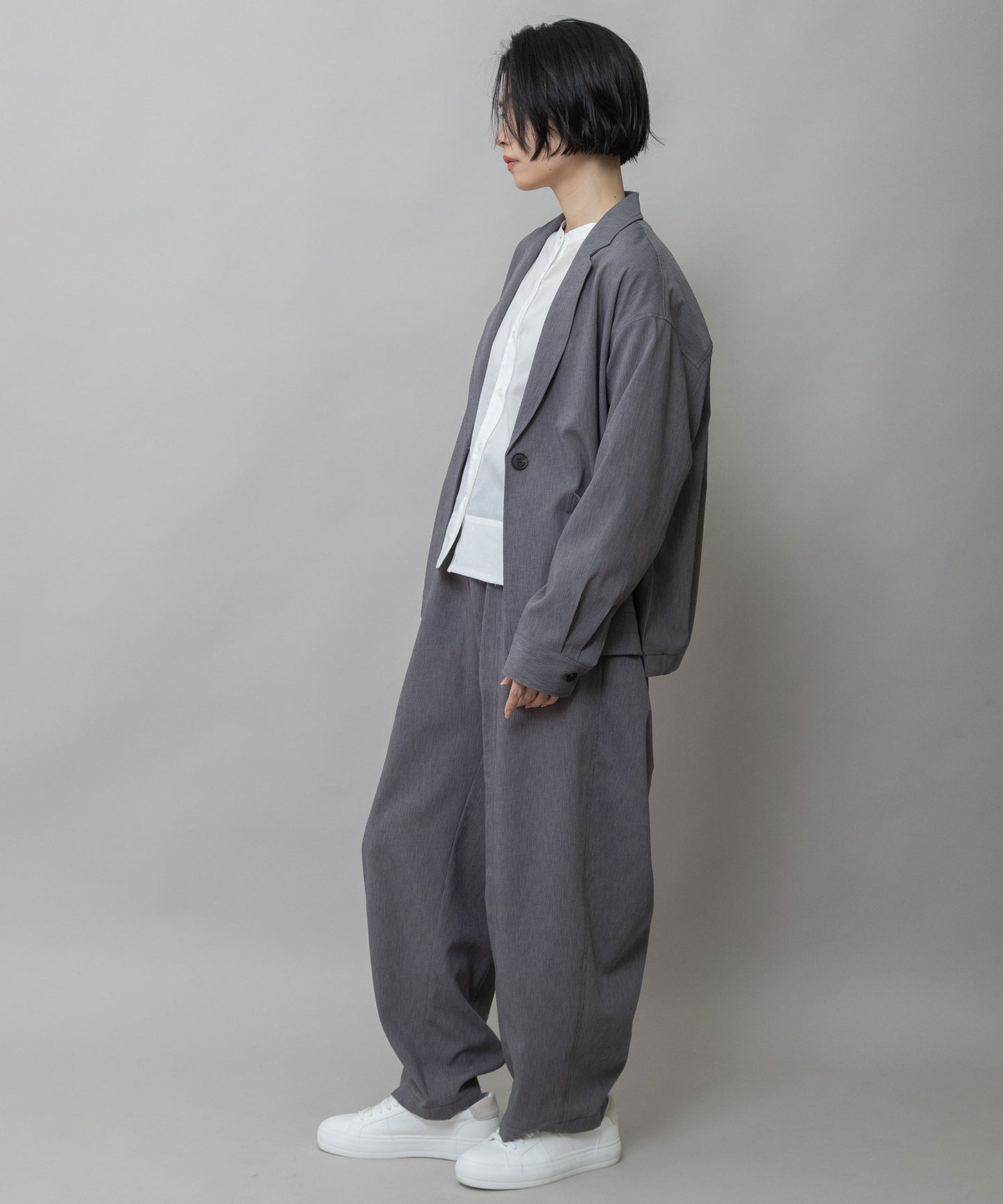 【UVカット】【防シワ】【ウォッシャブル】ストレッチサップジャケット