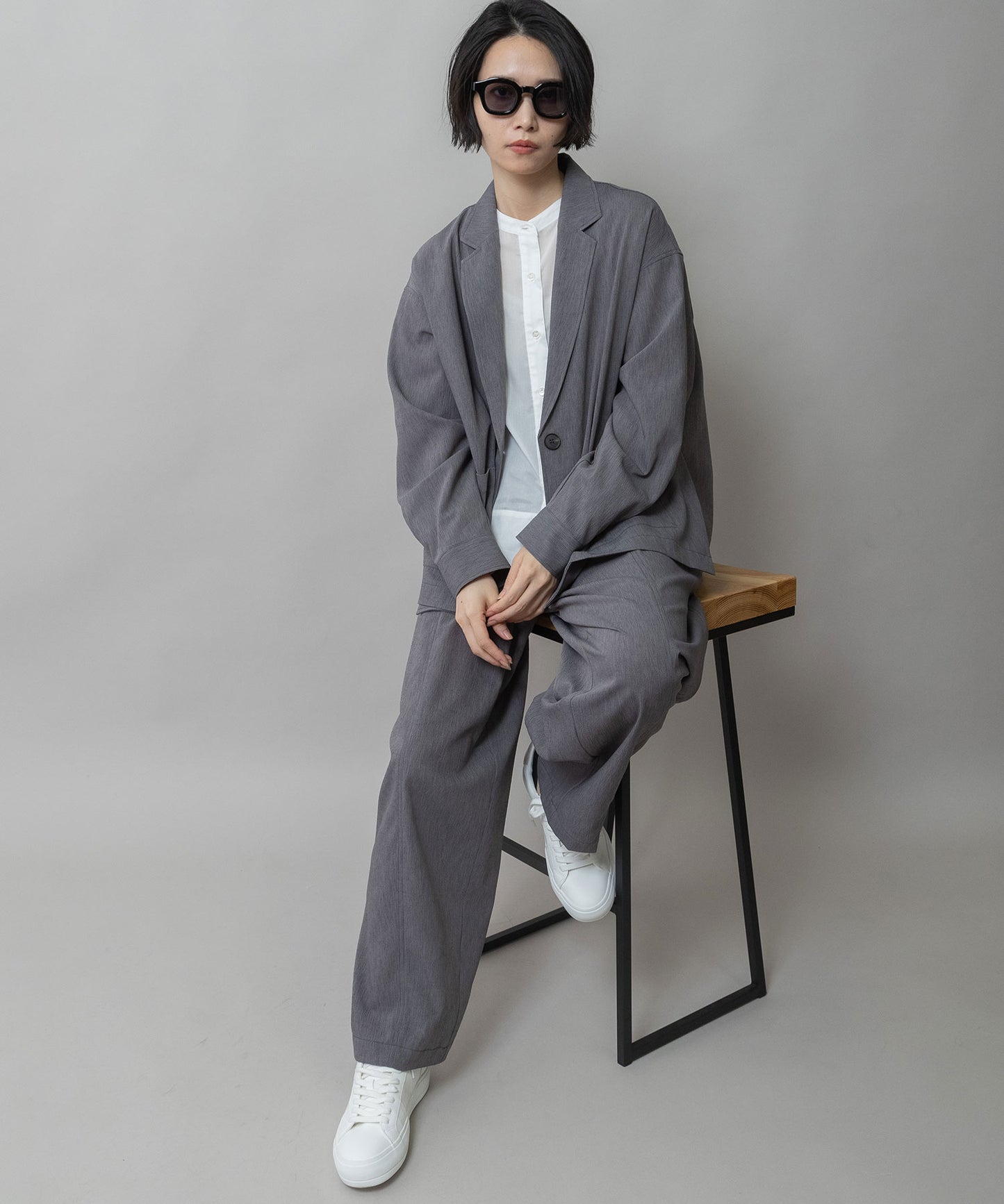 シックボストンフレームサングラス