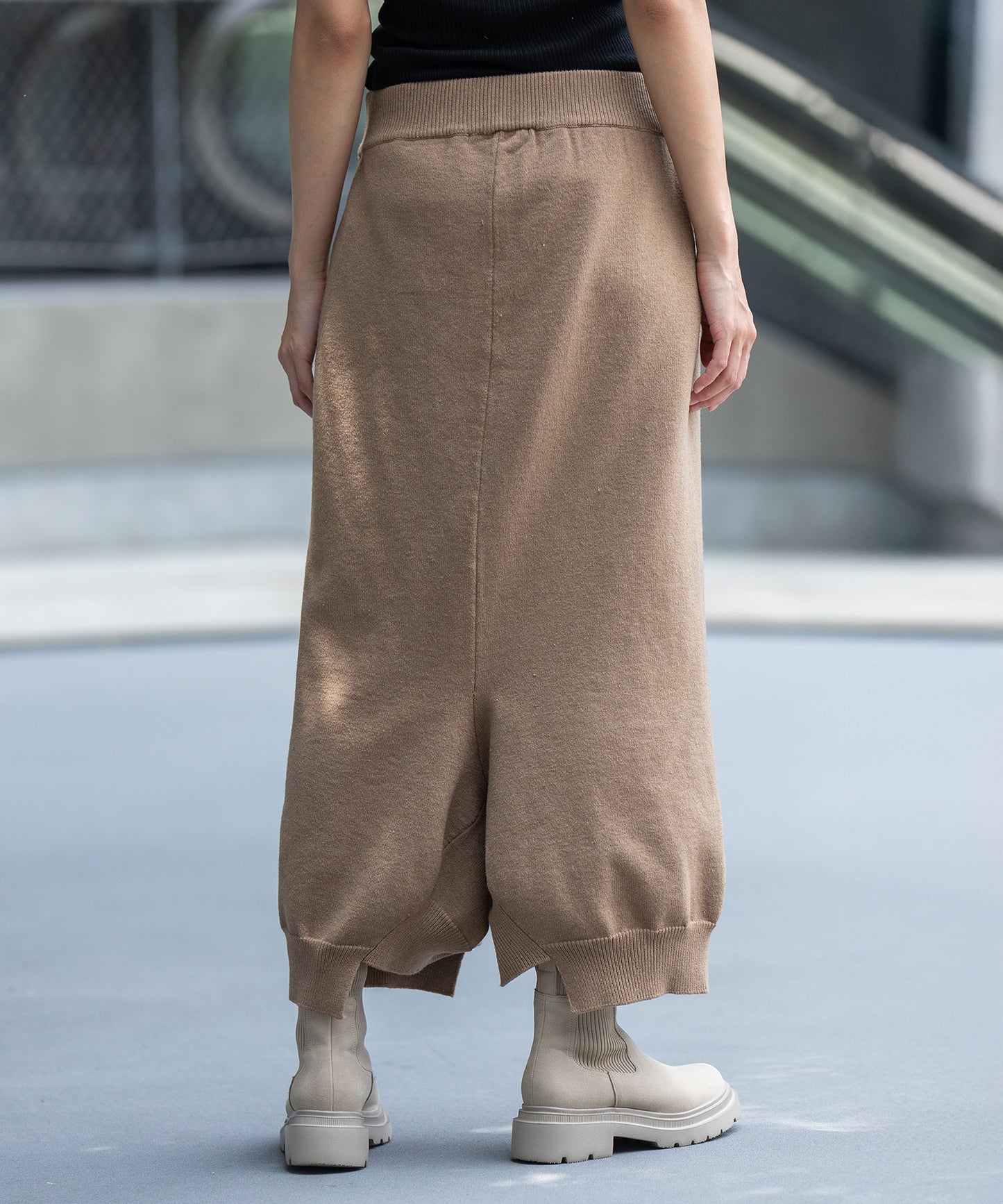 7GG天竺編みニットルーズパンツ