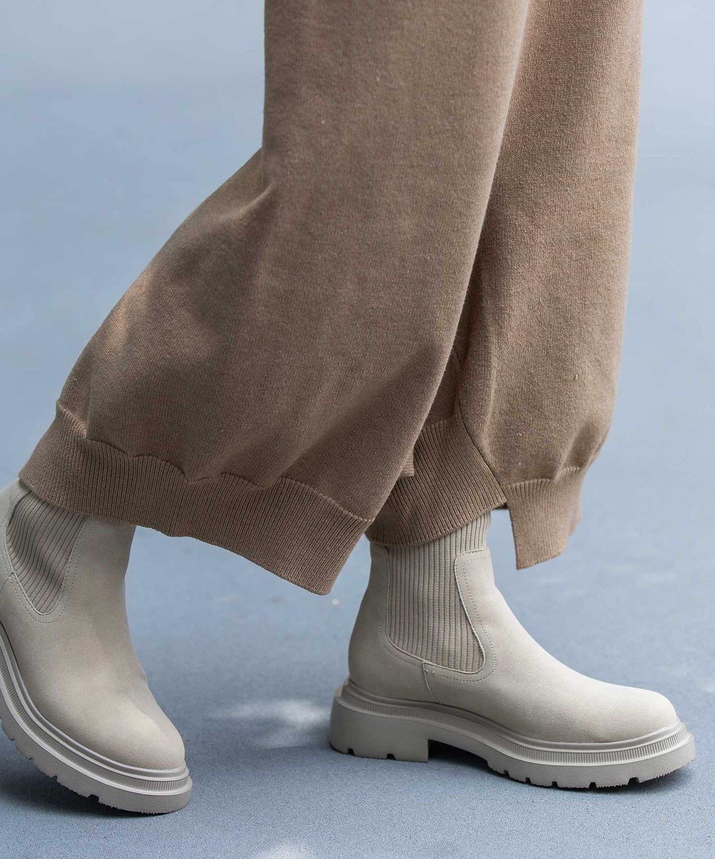 7GG天竺編みニットルーズパンツ