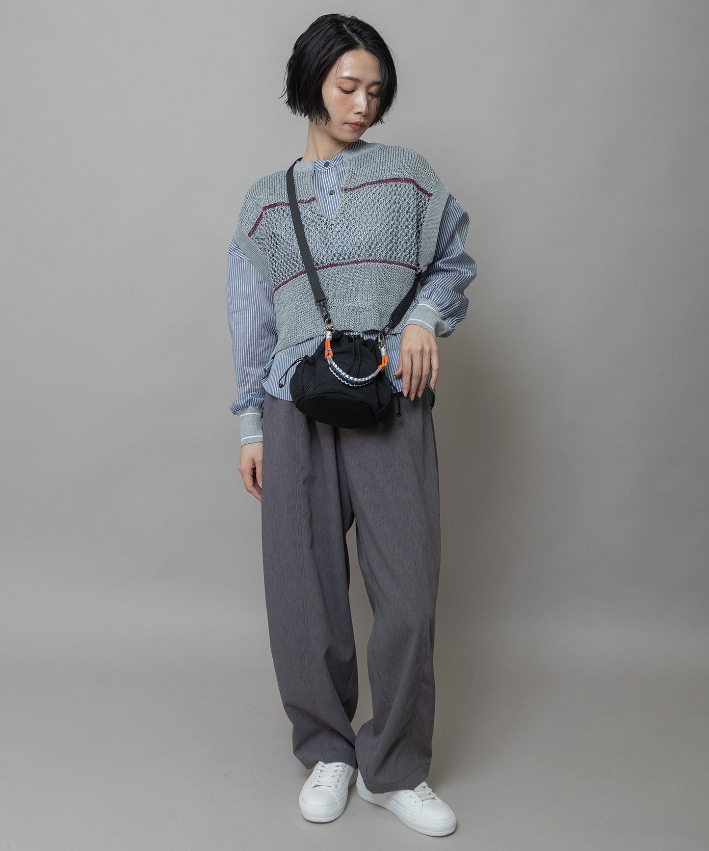 カラフルロープドローストリング2wayバッグ