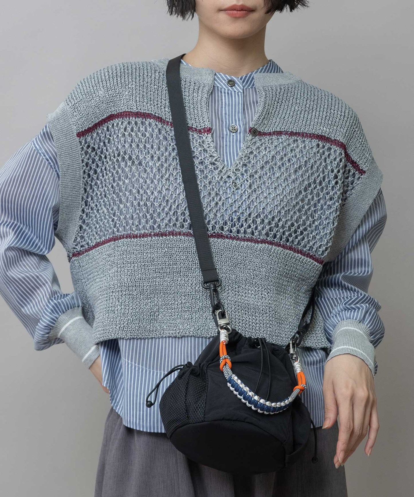 カラフルロープドローストリング2wayバッグ