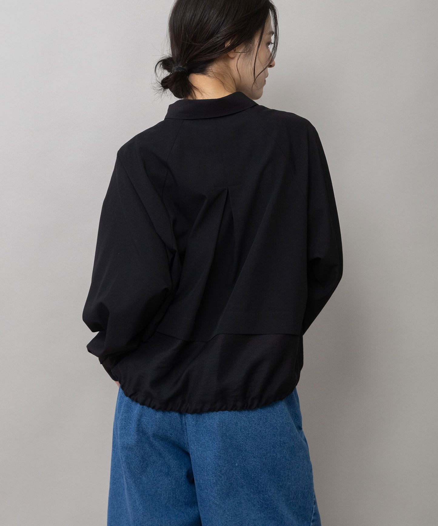 ブロード×シアーリネン レイヤードシャツ