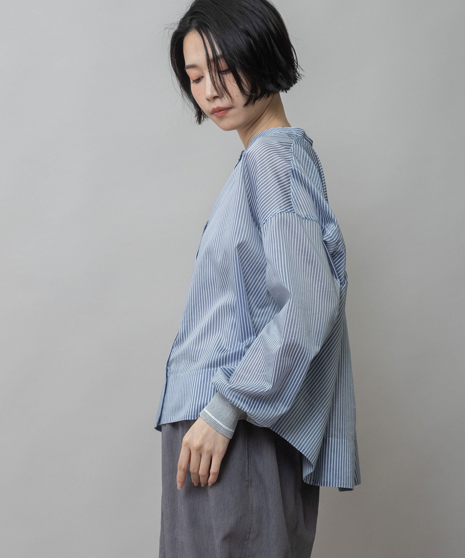 agawd   カフスシアーニット NATURAL BEAUTY BASIC｜シアーフレアカフスリブニット | Rakuten