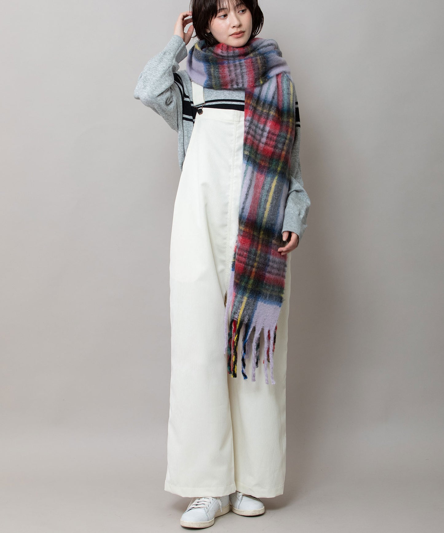 タータンチェックストール