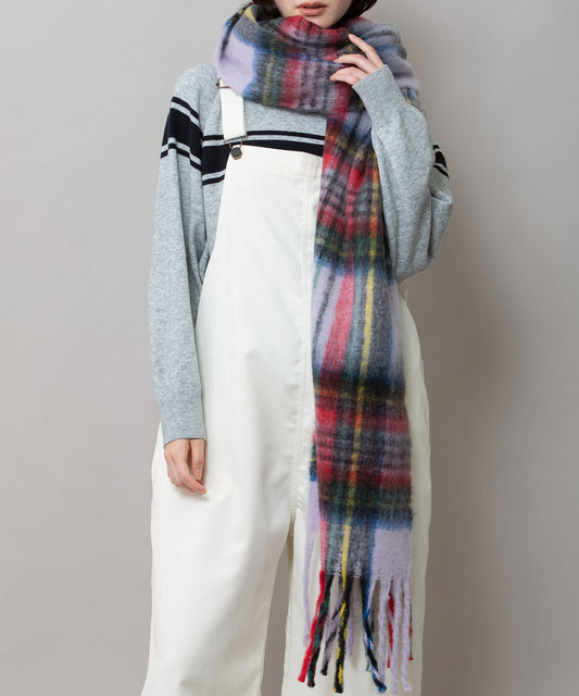 タータンチェックストール