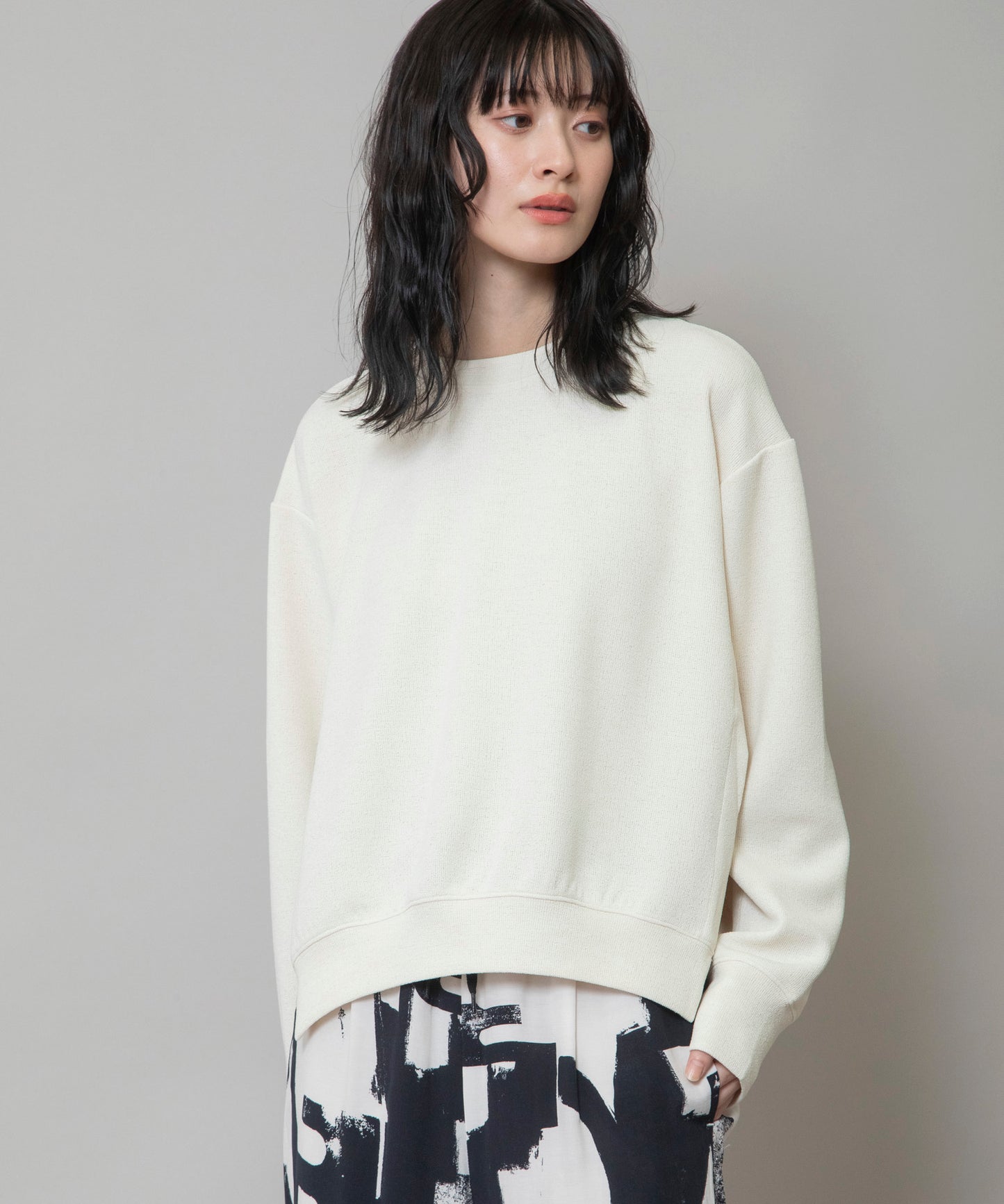 【先行販売】ダブルフェイスジャージプルオーバー