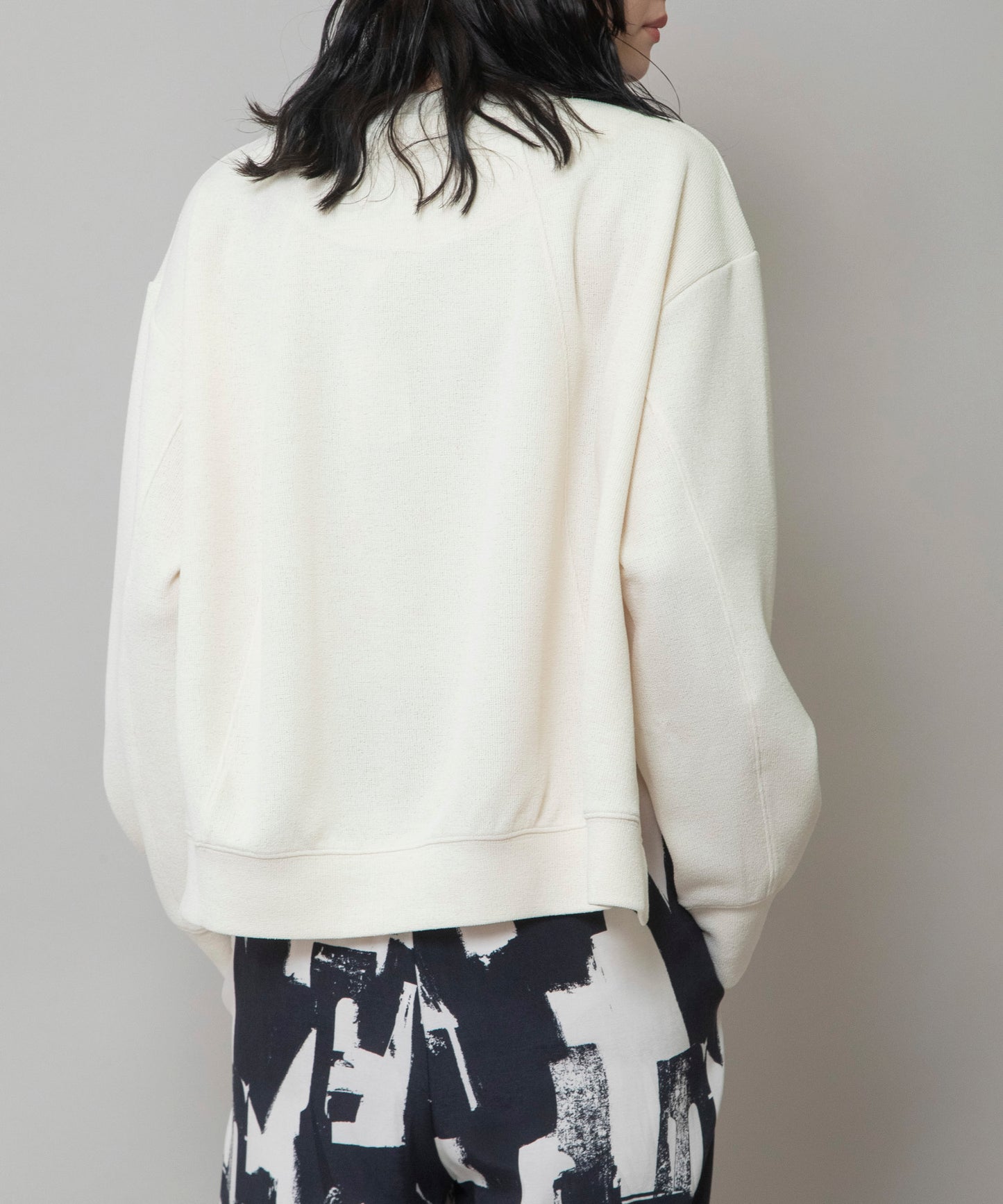 【先行販売】ダブルフェイスジャージプルオーバー