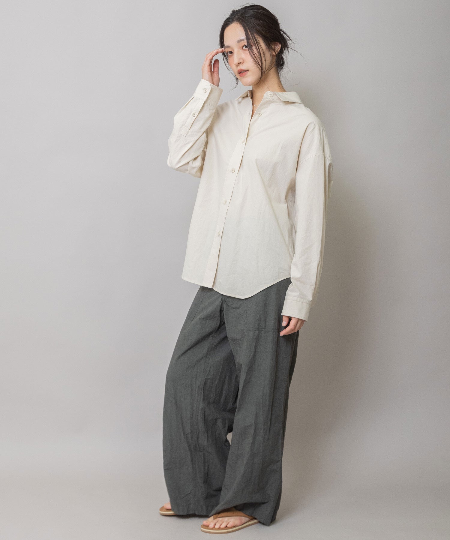 定番】コットンブロードバックコクーンシャツ – Munich web shop