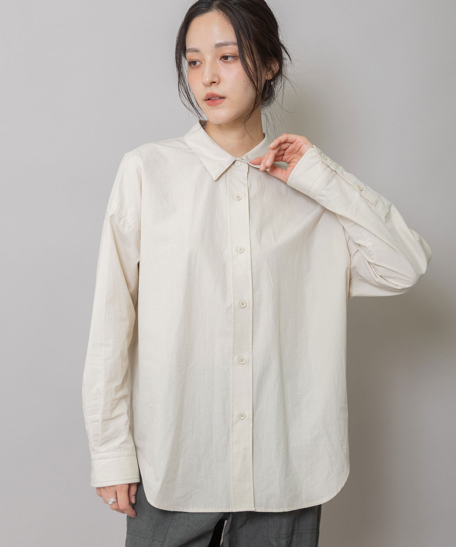 定番】コットンブロードバックコクーンシャツ – Munich web shop